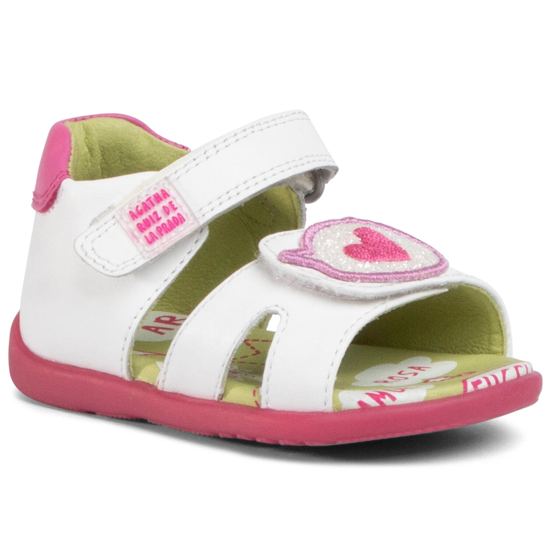 Agatha Ruiz de la Prada Сандали 202901 Бял - Pepit.bg