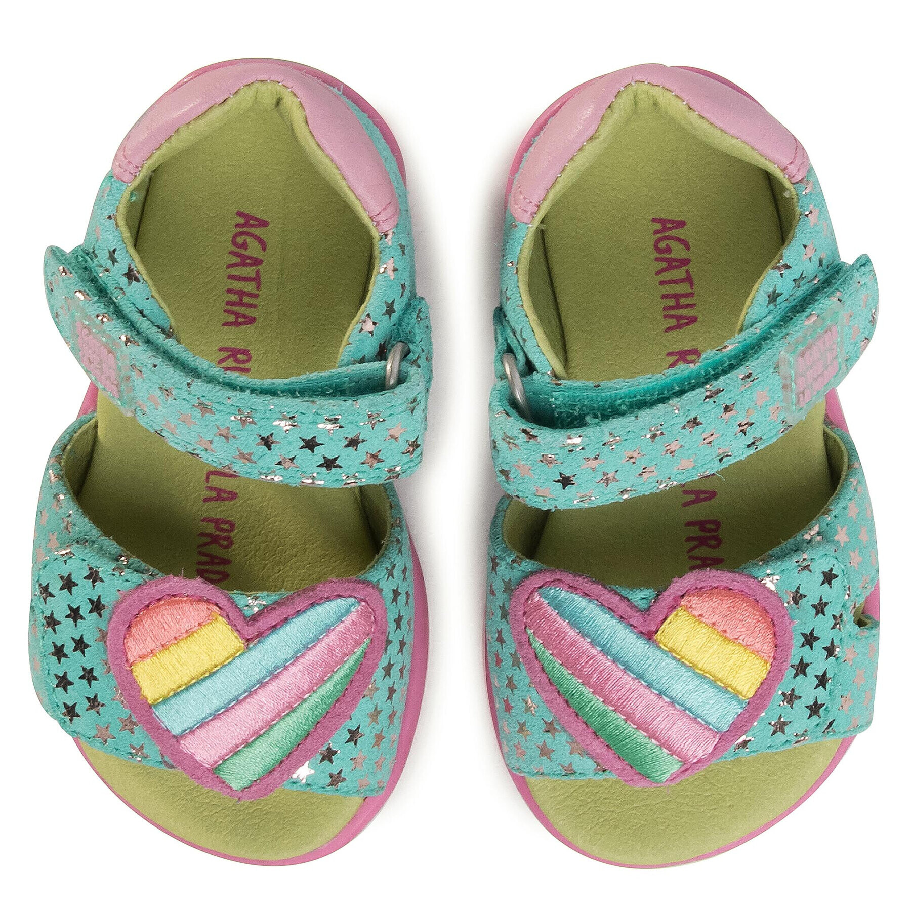 Agatha Ruiz de la Prada Сандали 202905 Зелен - Pepit.bg