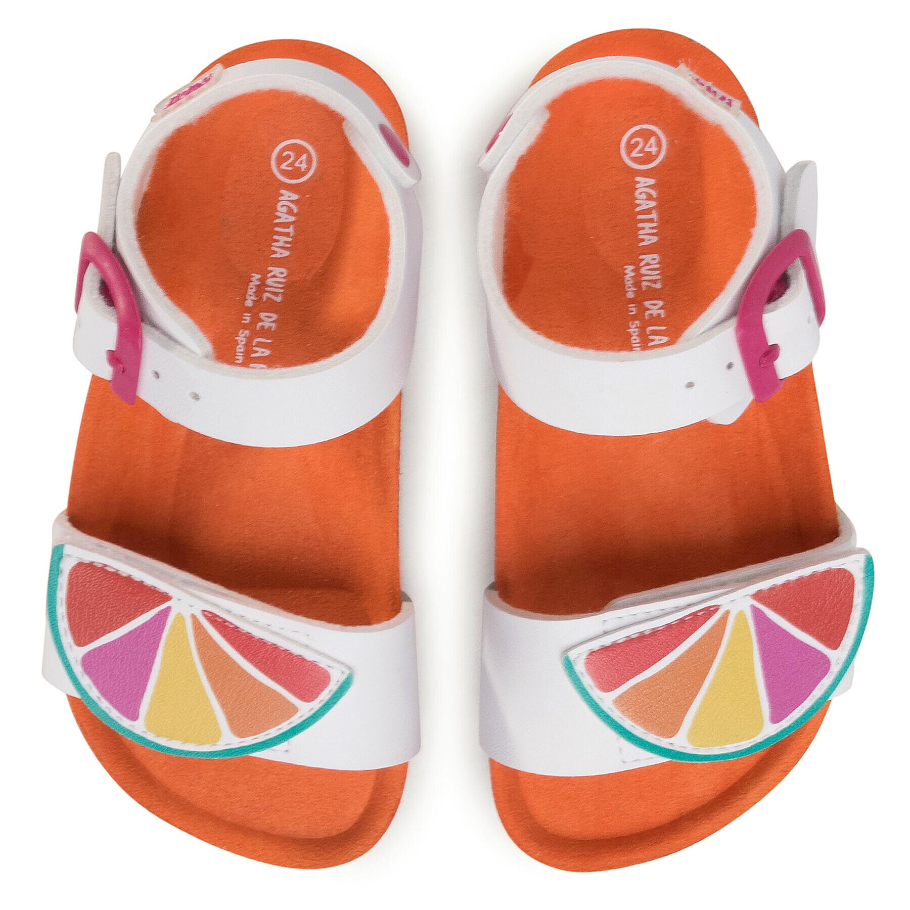 Agatha Ruiz de la Prada Сандали 202988 S Бял - Pepit.bg