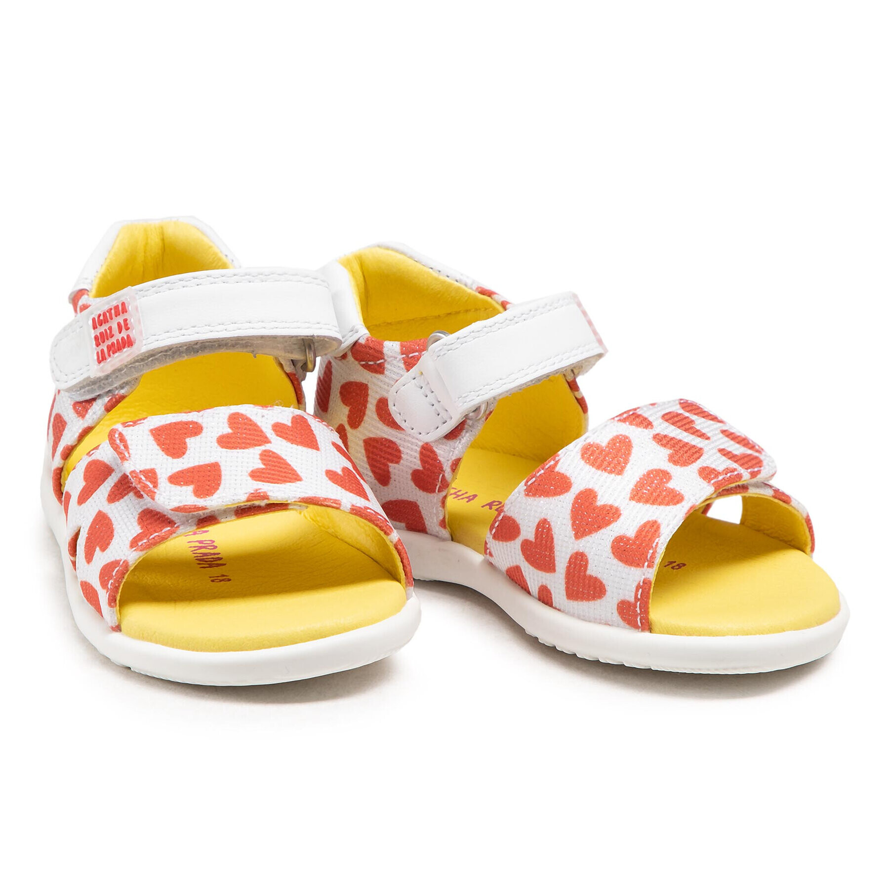 Agatha Ruiz de la Prada Сандали 212901 Бял - Pepit.bg