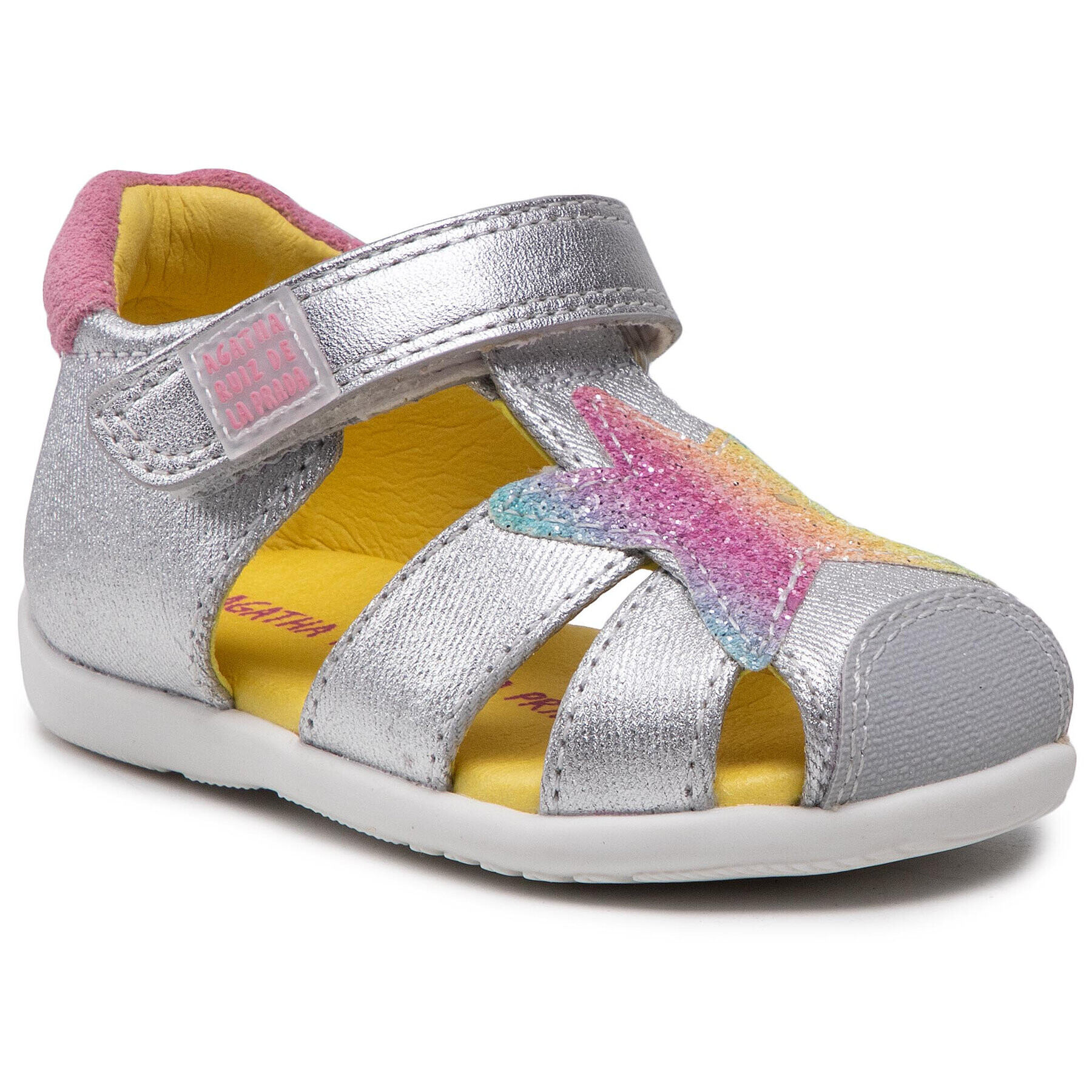 Agatha Ruiz de la Prada Сандали 212902 Сребрист - Pepit.bg