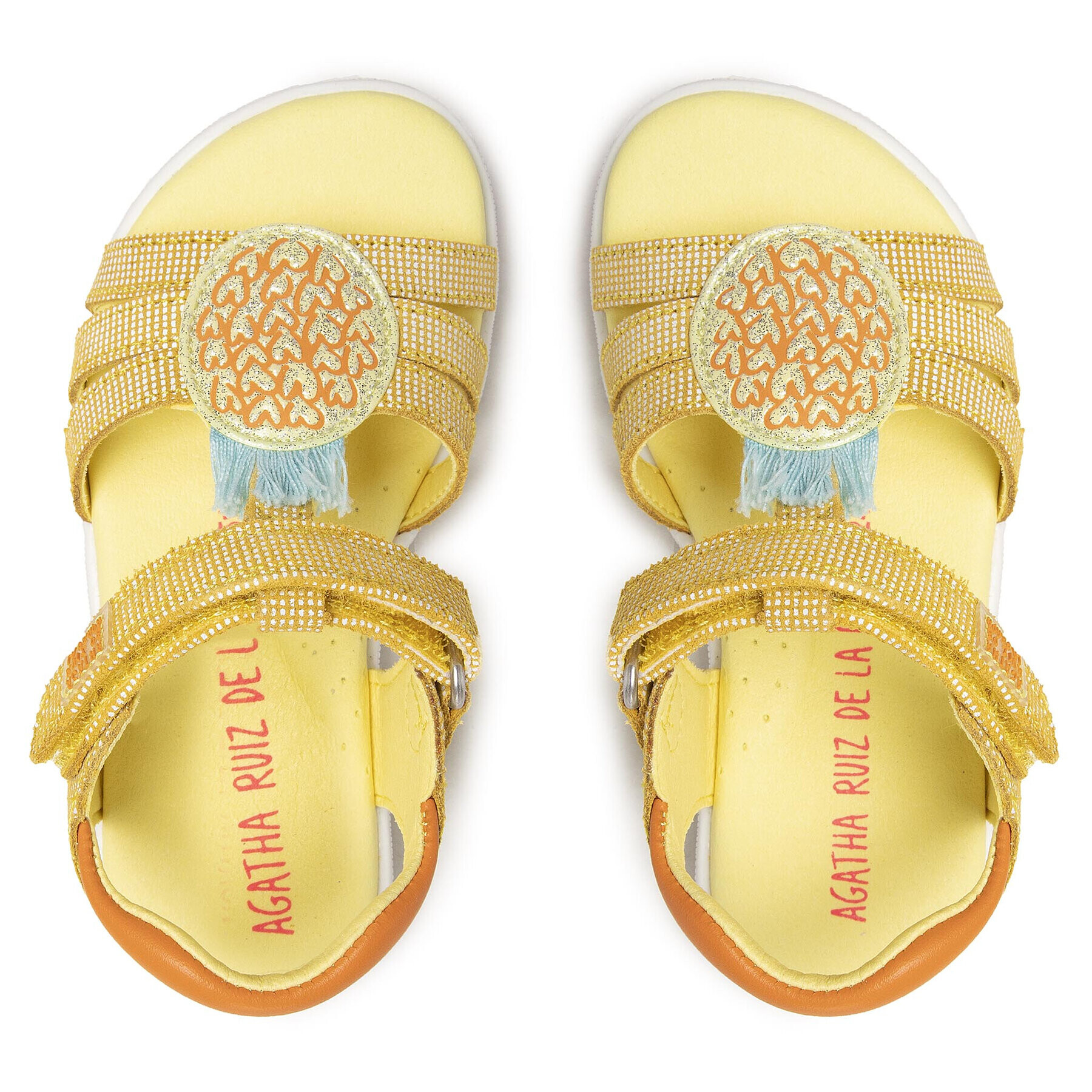 Agatha Ruiz de la Prada Сандали 212932 M Жълт - Pepit.bg
