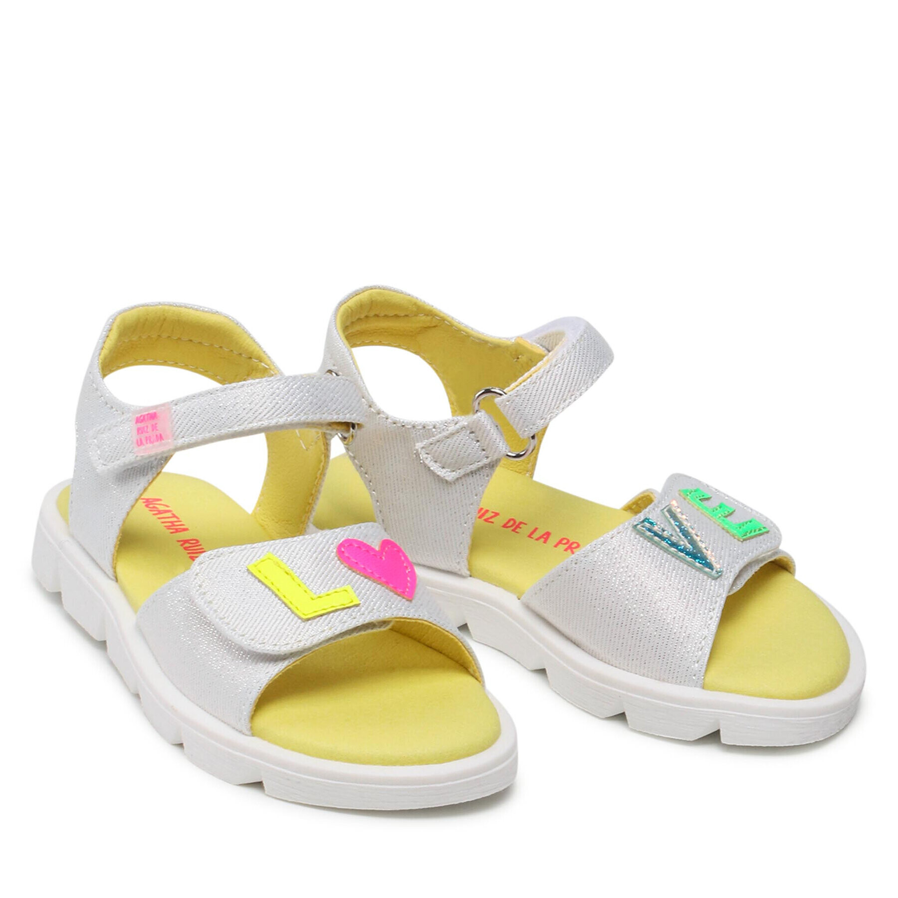 Agatha Ruiz de la Prada Сандали 222930 B Бял - Pepit.bg