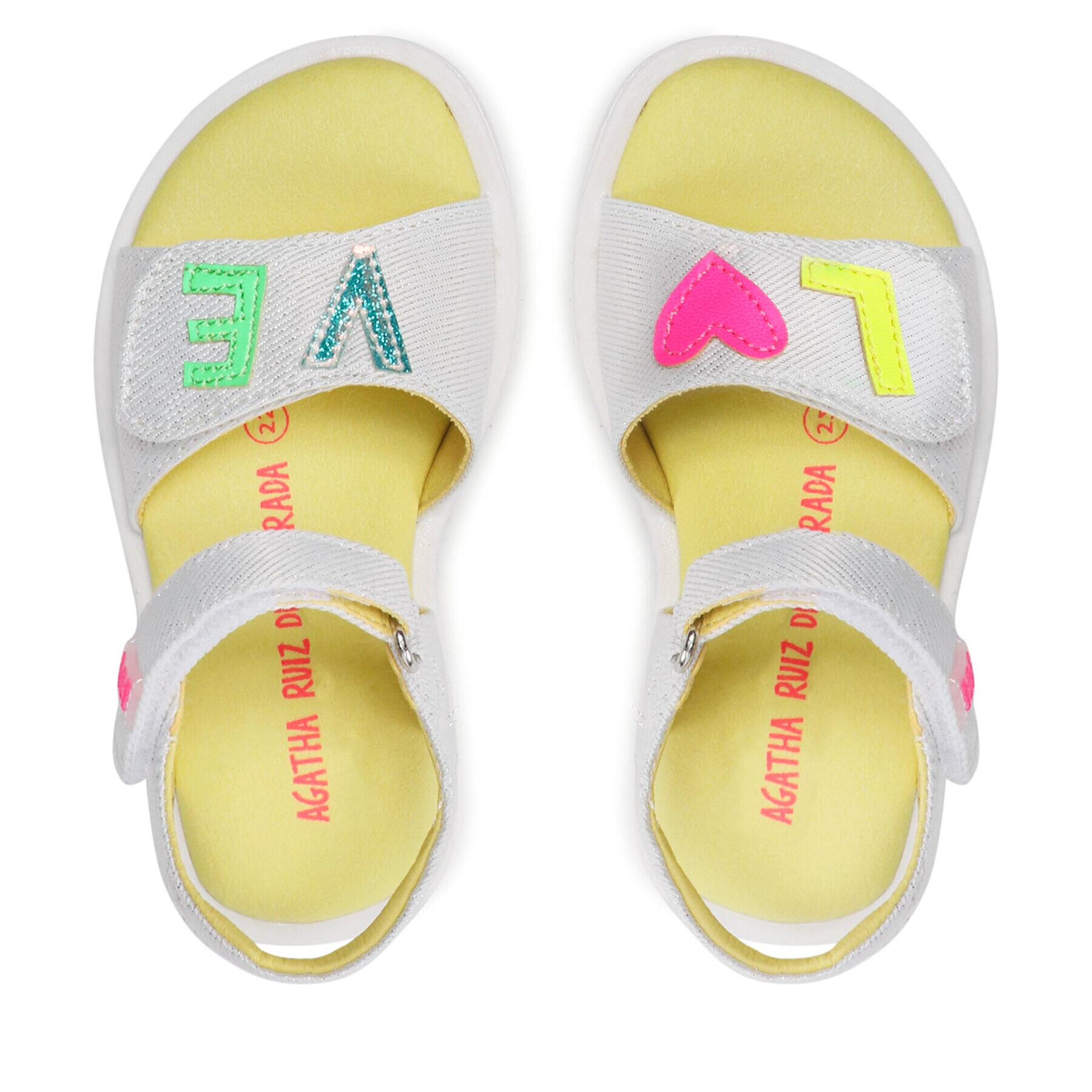 Agatha Ruiz de la Prada Сандали 222930 B Бял - Pepit.bg