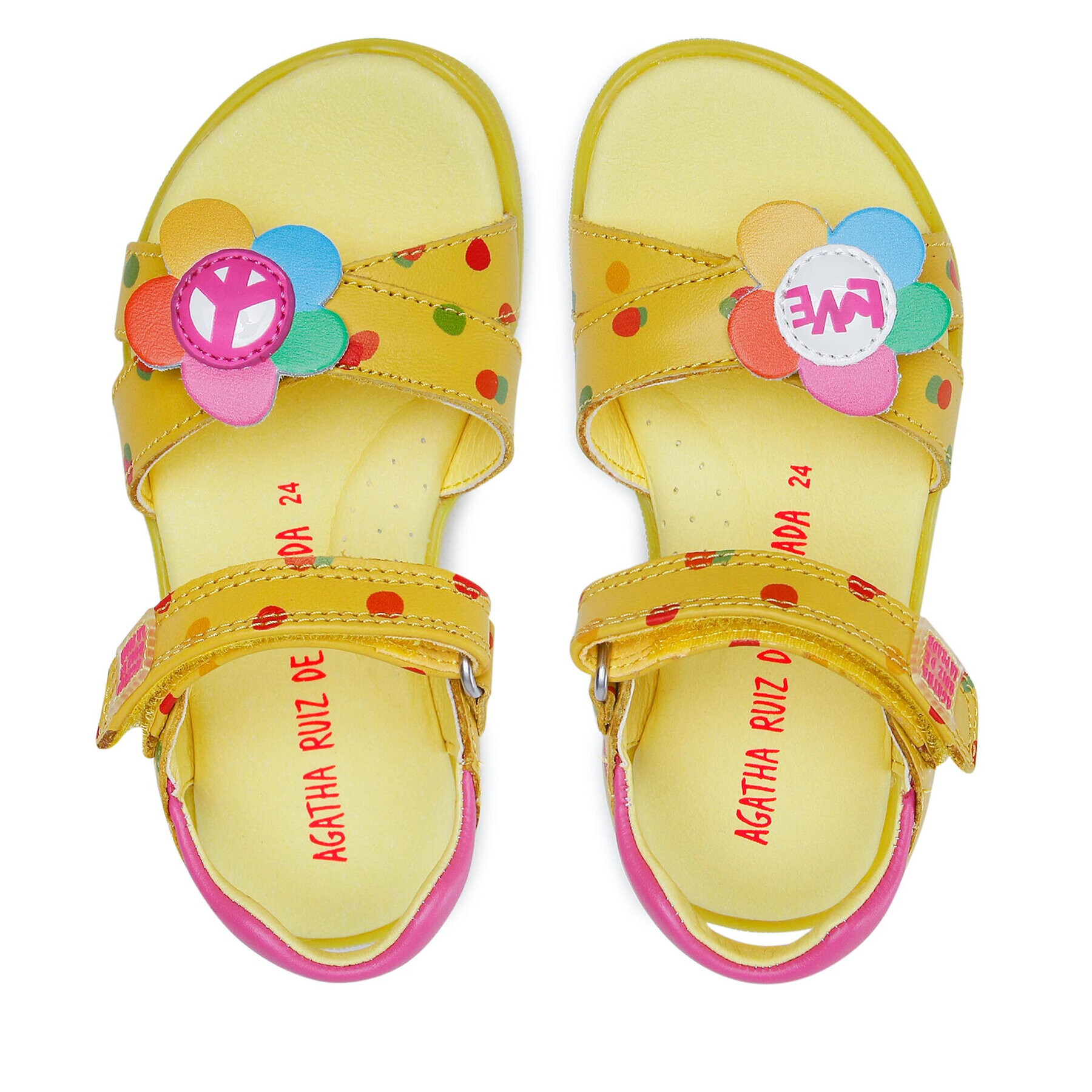 Agatha Ruiz de la Prada Сандали 222935-B M Жълт - Pepit.bg