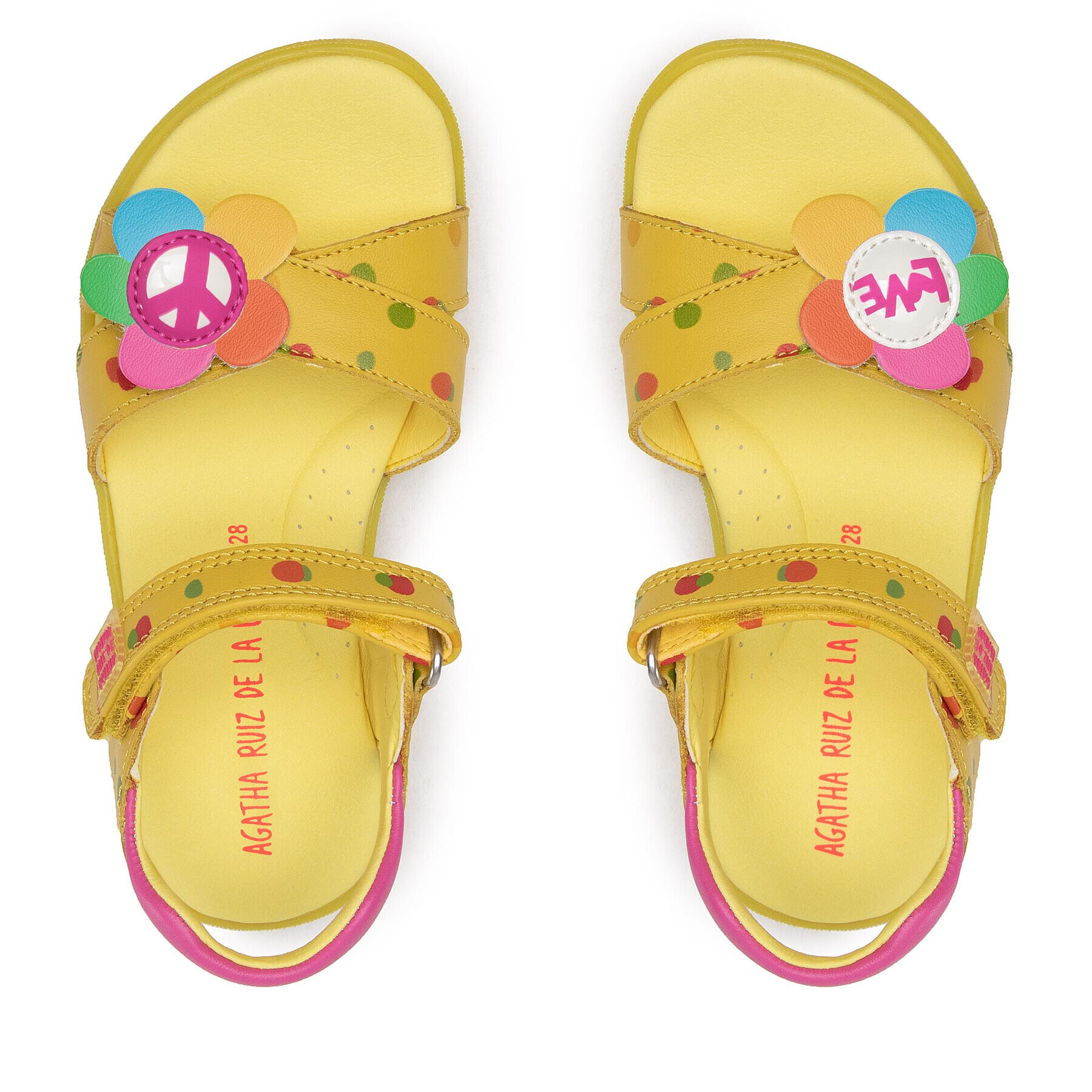 Agatha Ruiz de la Prada Сандали 222935-B S Жълт - Pepit.bg
