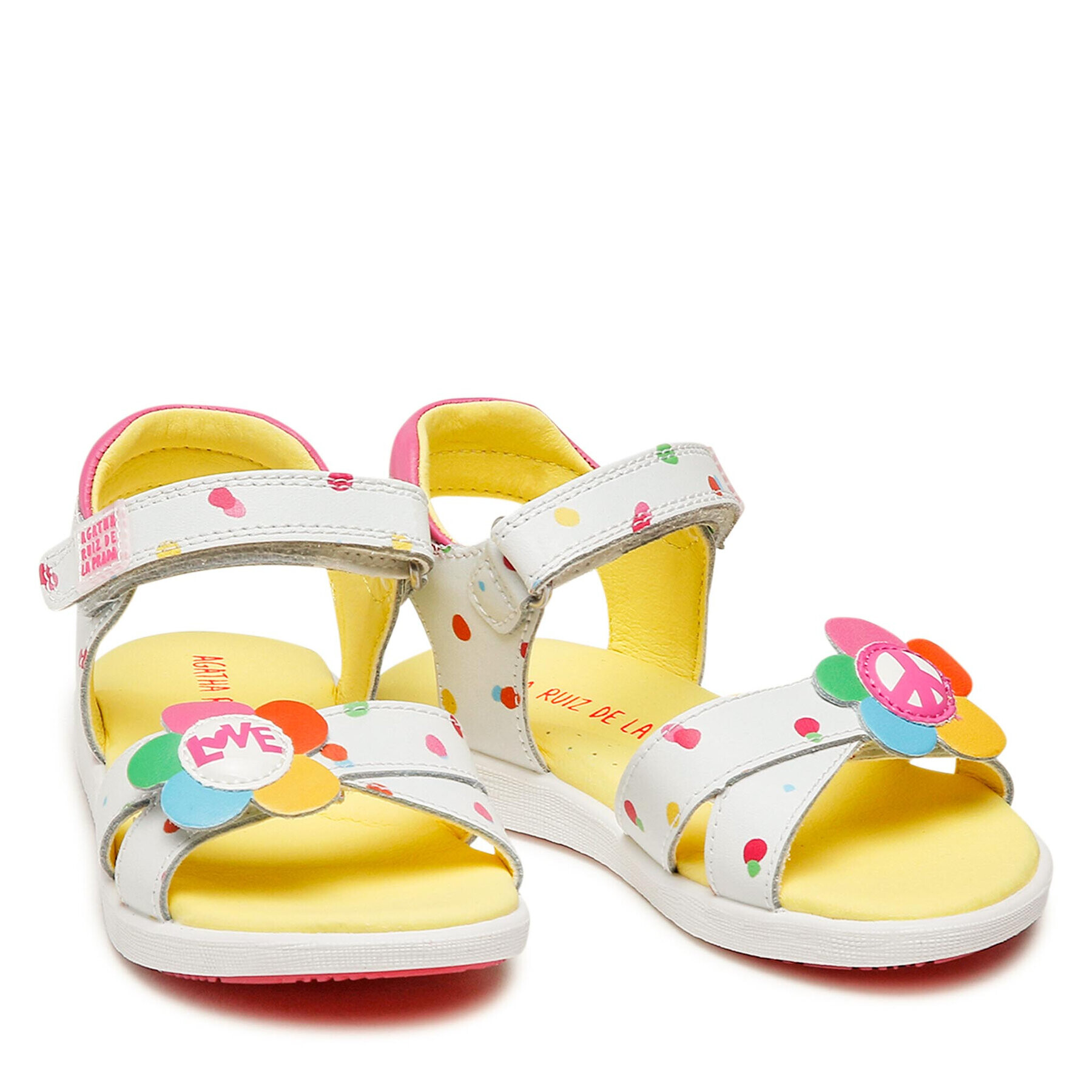 Agatha Ruiz de la Prada Сандали 222935 C M Бял - Pepit.bg