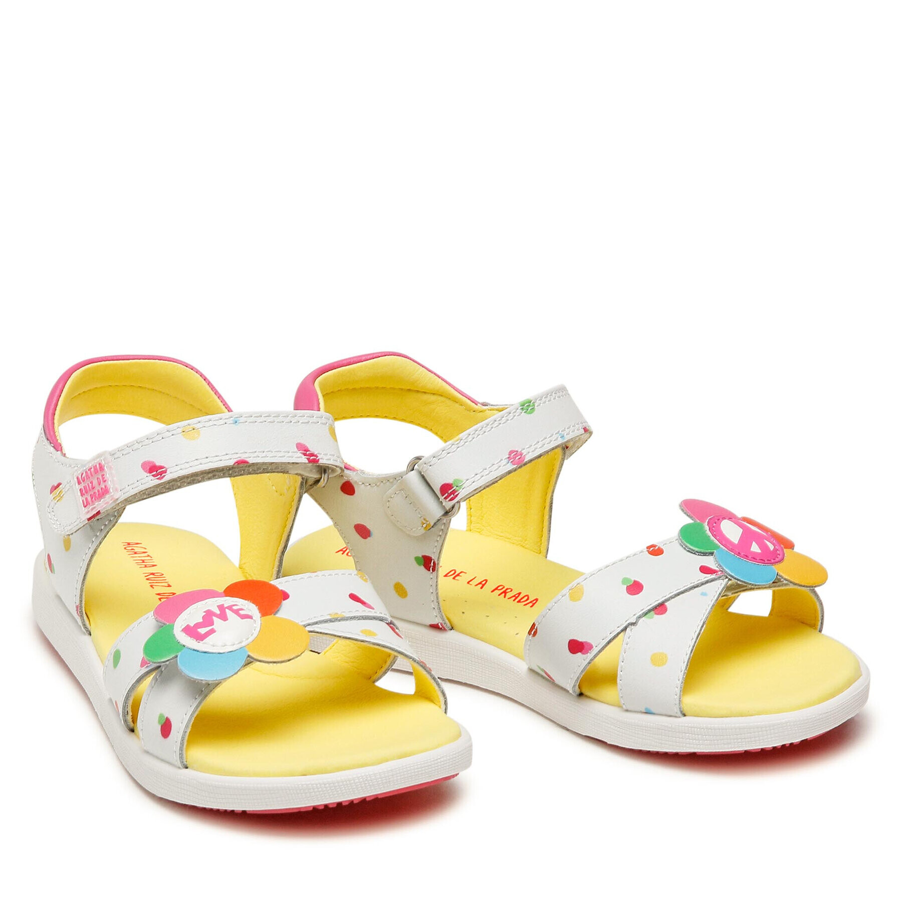 Agatha Ruiz de la Prada Сандали 222935-C S Бял - Pepit.bg