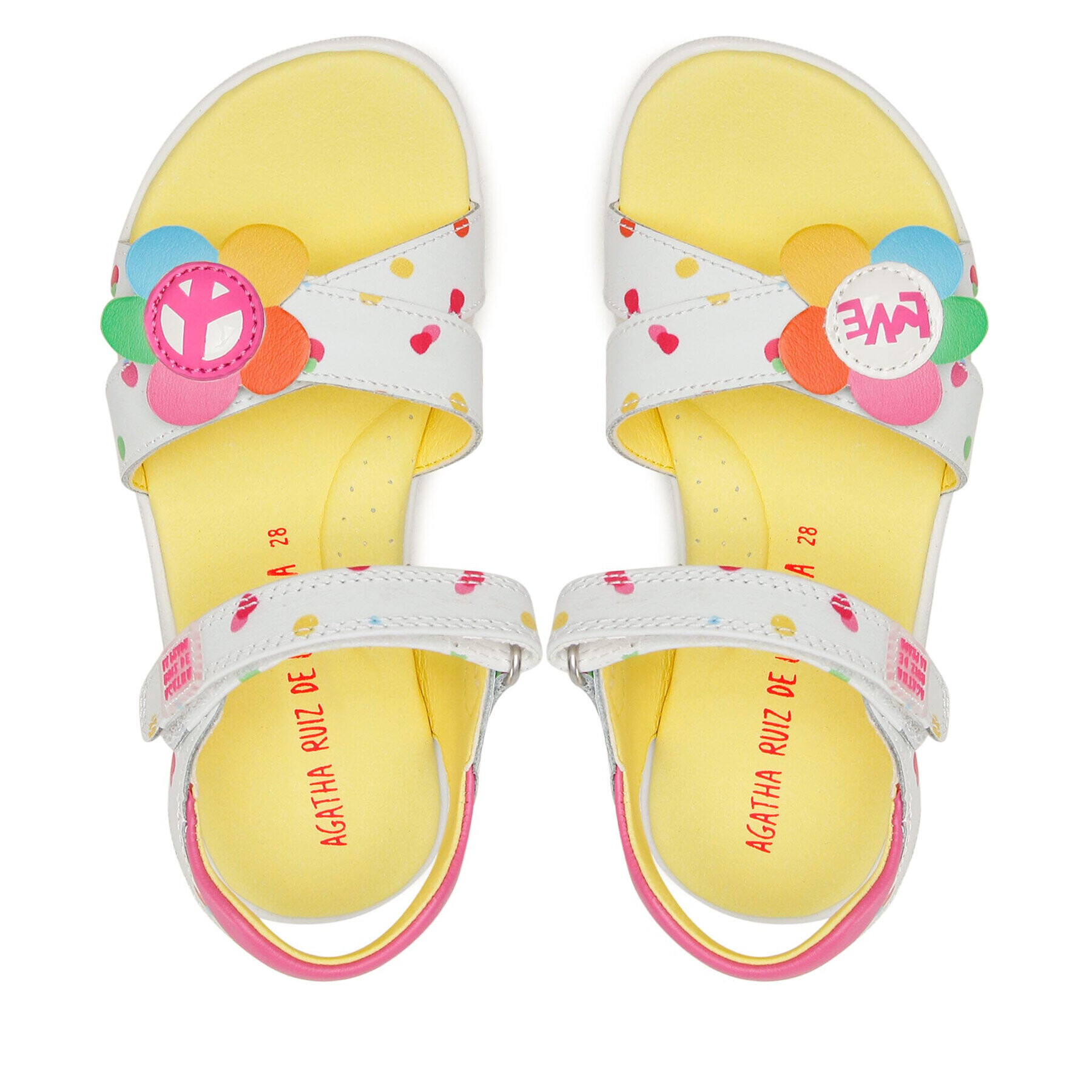 Agatha Ruiz de la Prada Сандали 222935-C S Бял - Pepit.bg