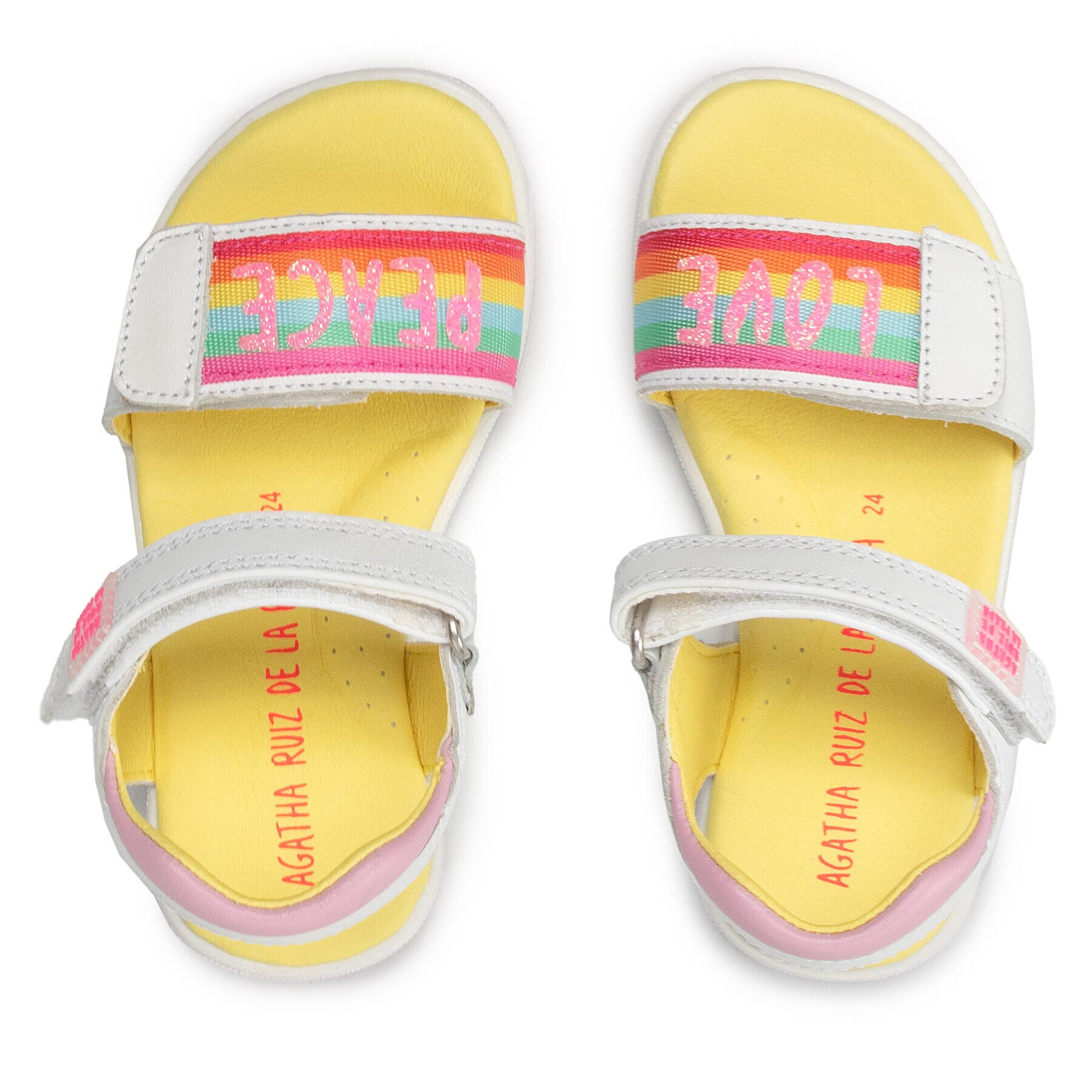 Agatha Ruiz de la Prada Сандали 222937-B M Бял - Pepit.bg