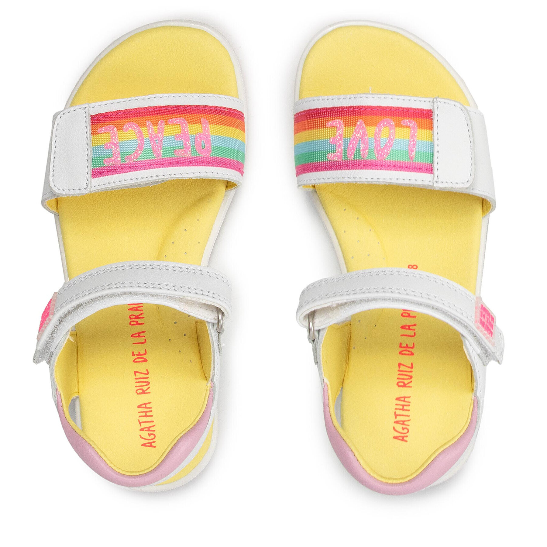 Agatha Ruiz de la Prada Сандали 222937-B S Бял - Pepit.bg