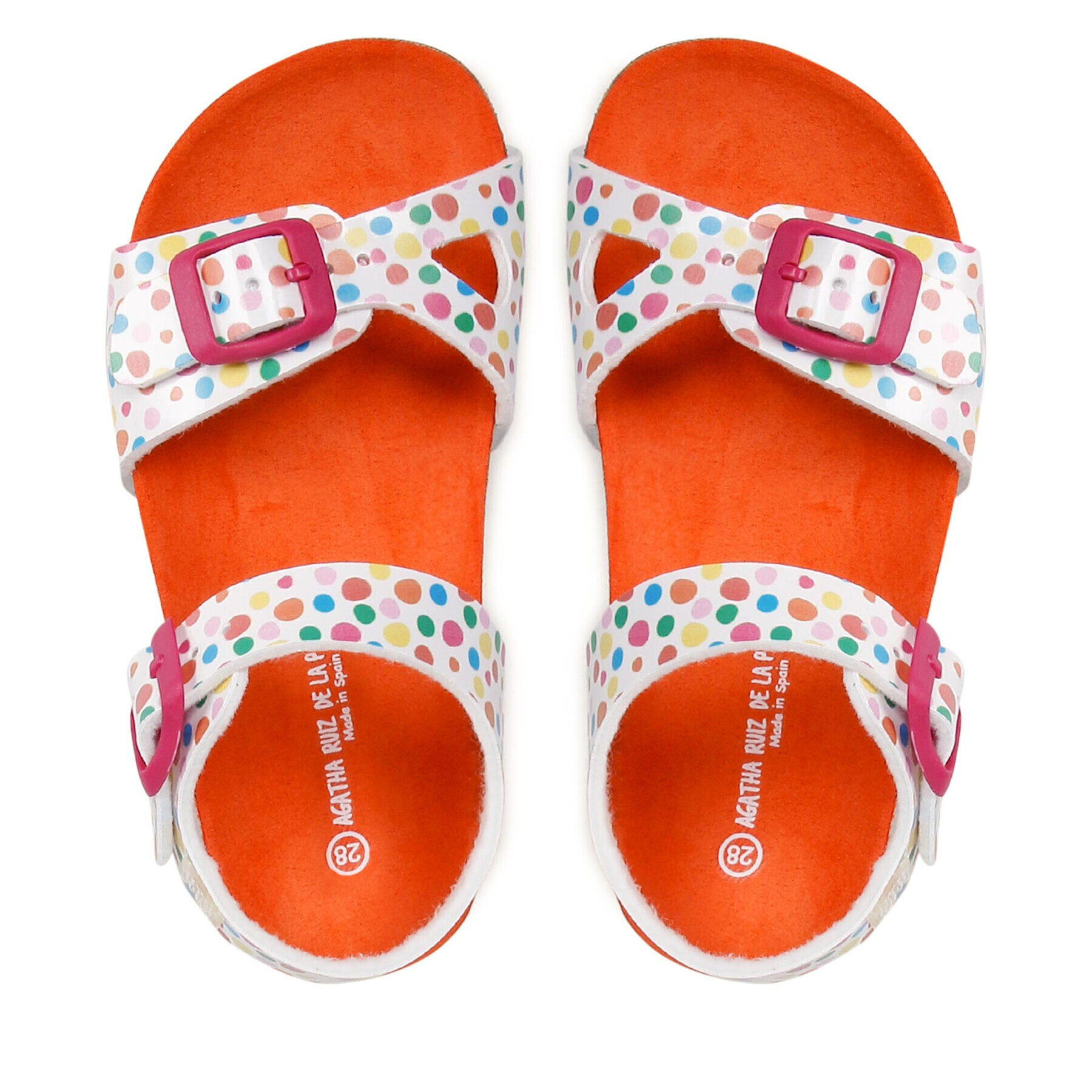 Agatha Ruiz de la Prada Сандали 222953-A D Бял - Pepit.bg