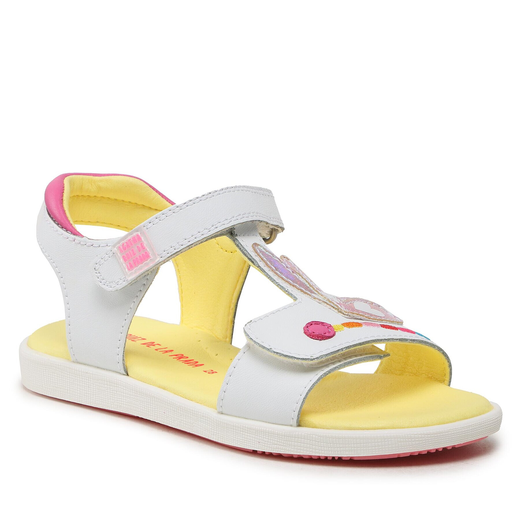 Agatha Ruiz de la Prada Сандали 232947 S Бял - Pepit.bg