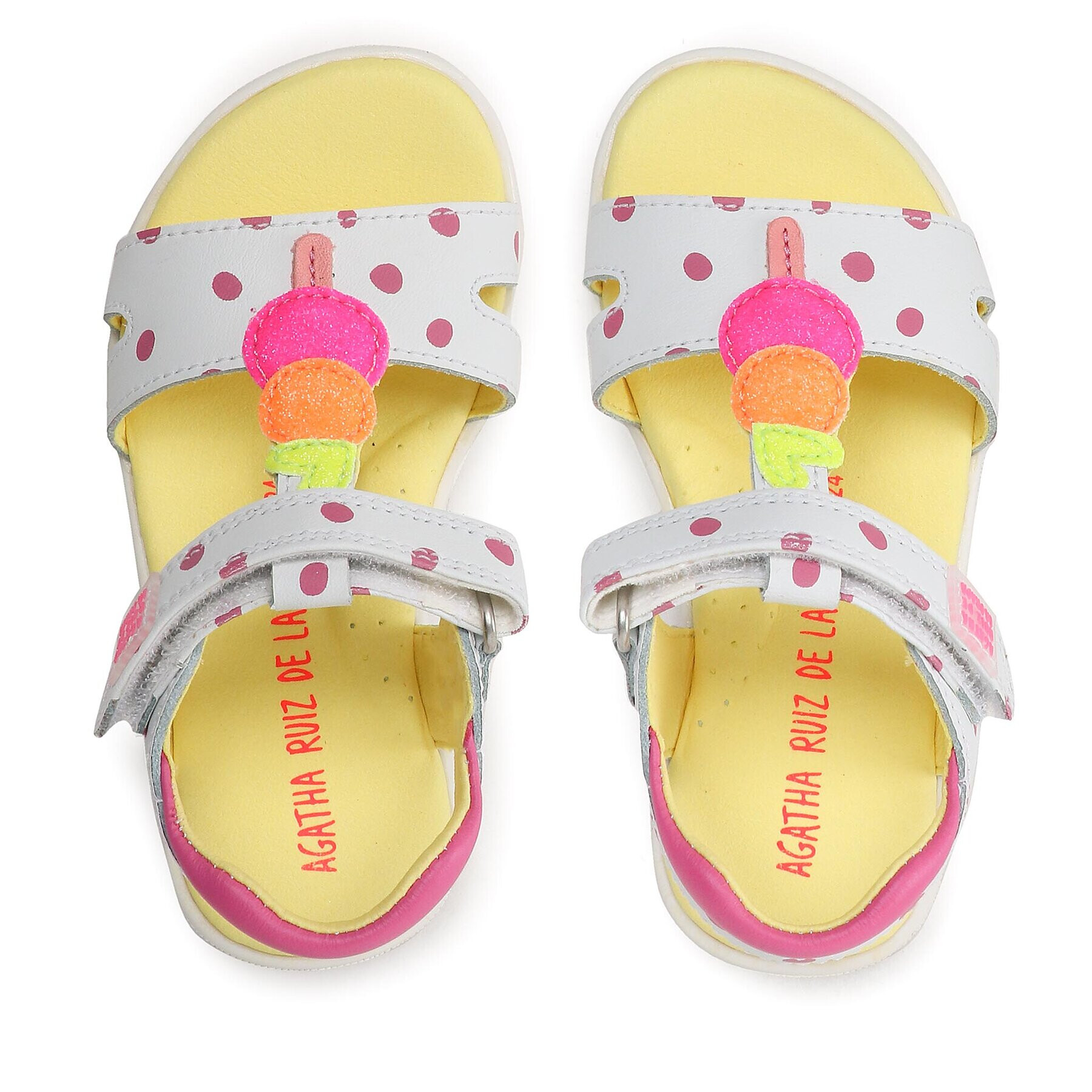 Agatha Ruiz de la Prada Сандали 232950 M Бял - Pepit.bg