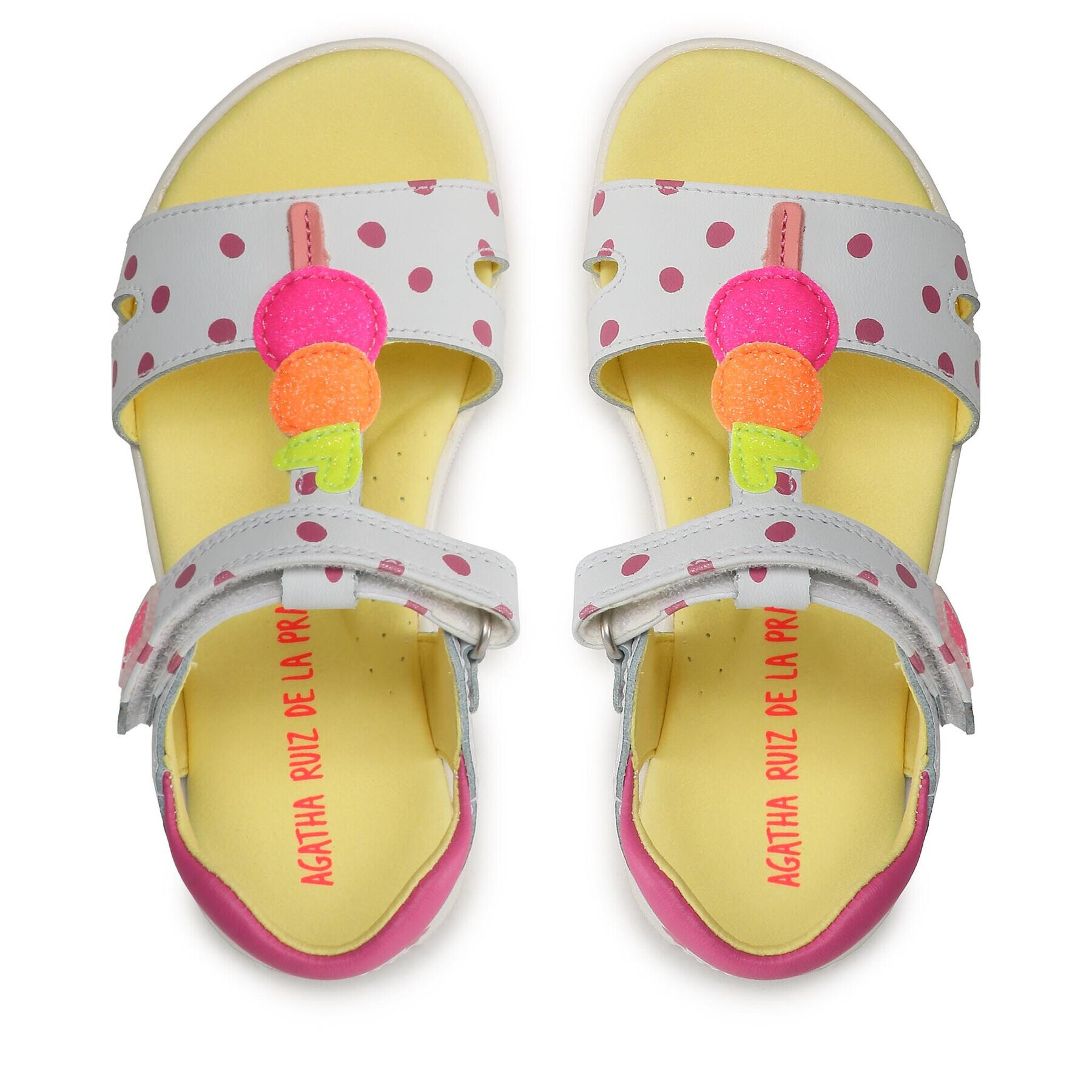 Agatha Ruiz de la Prada Сандали 232950 S Бял - Pepit.bg