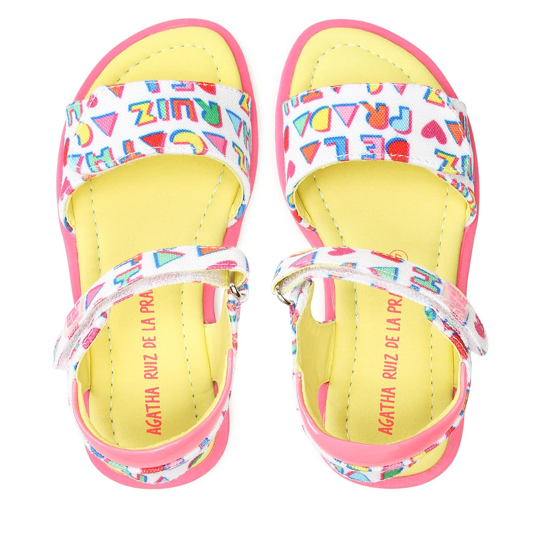 Agatha Ruiz de la Prada Сандали 232955 Бял - Pepit.bg