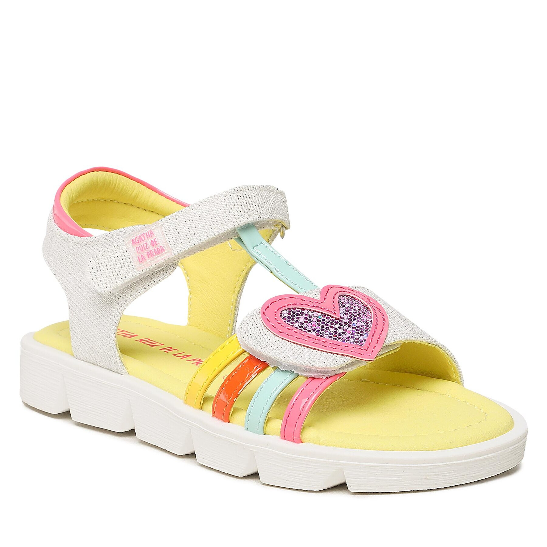 Agatha Ruiz de la Prada Сандали 232956 Бял - Pepit.bg