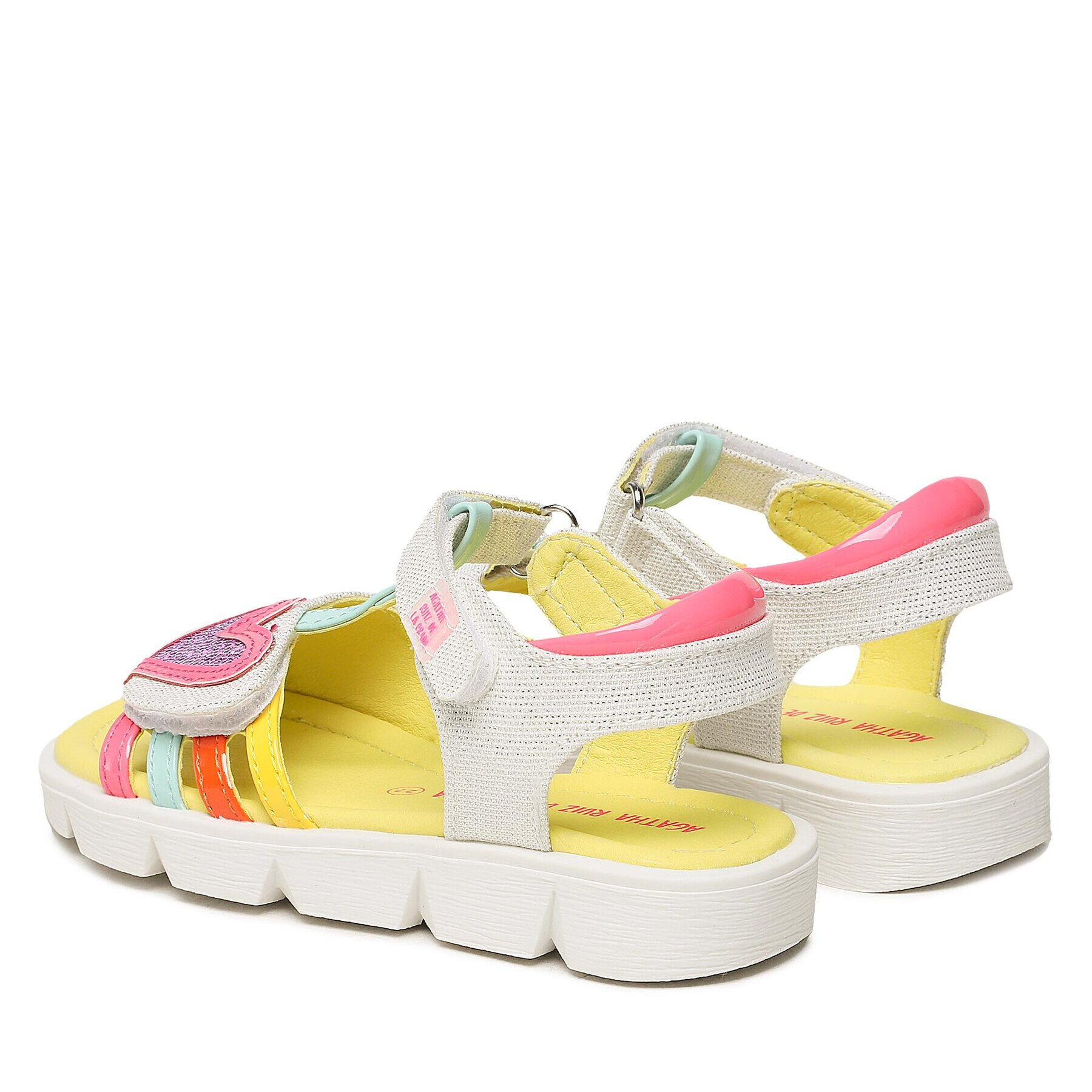 Agatha Ruiz de la Prada Сандали 232956 Бял - Pepit.bg