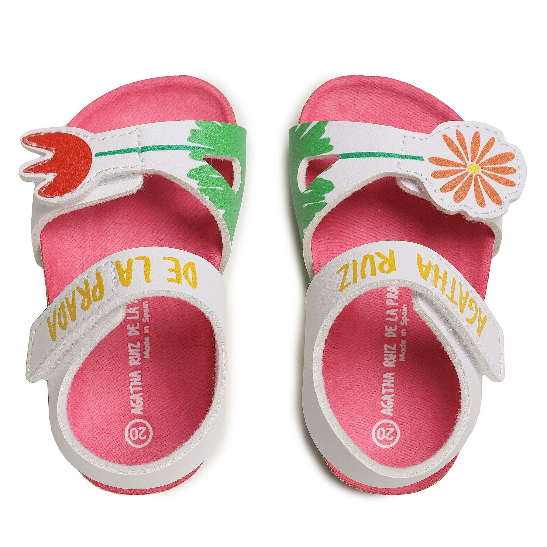 Agatha Ruiz de la Prada Сандали 232960 M Бял - Pepit.bg