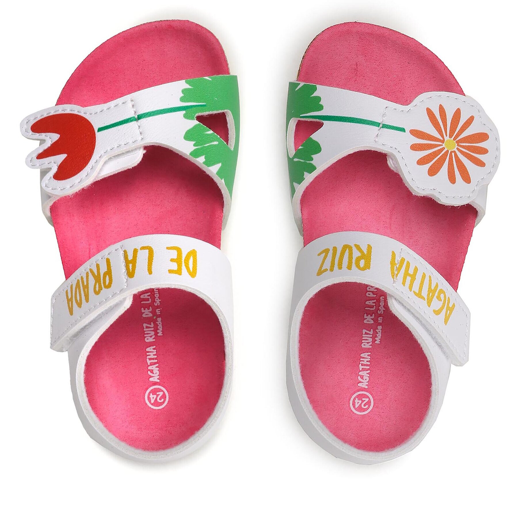 Agatha Ruiz de la Prada Сандали 232960 S Бял - Pepit.bg