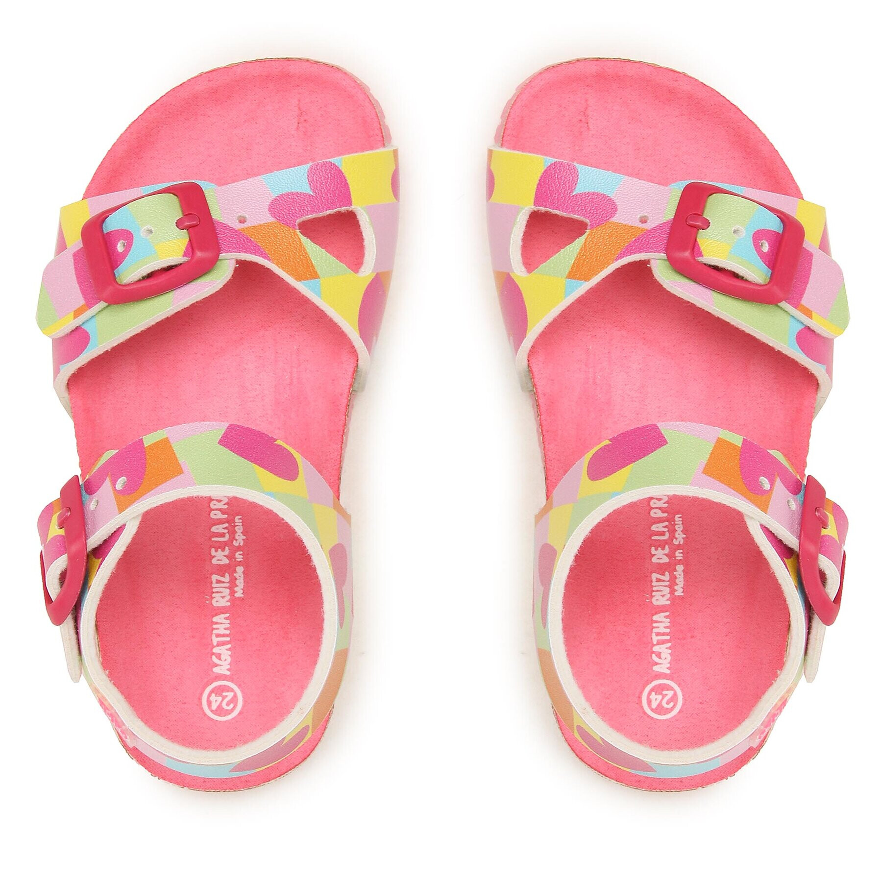 Agatha Ruiz de la Prada Сандали 232965 S Розов - Pepit.bg