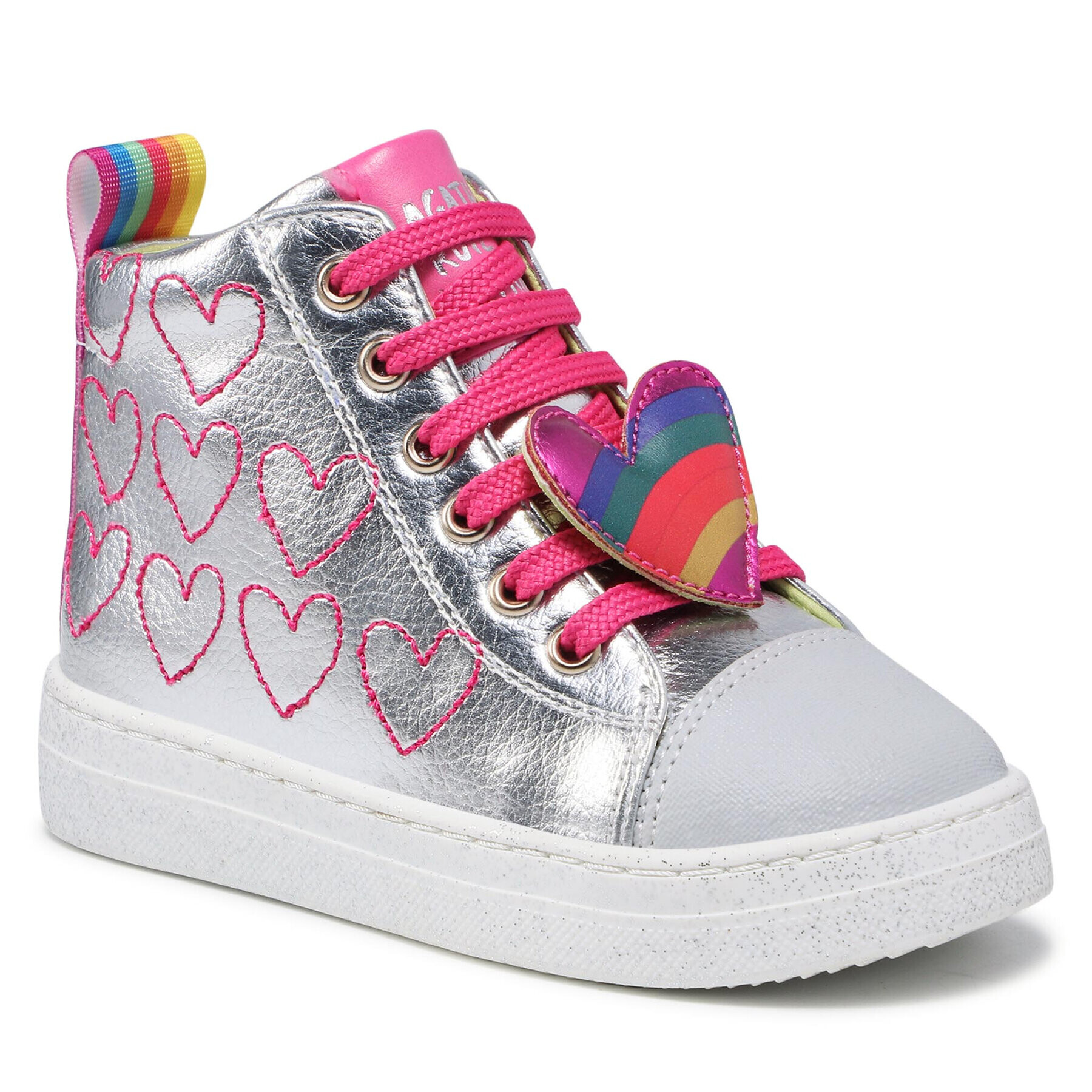Agatha Ruiz de la Prada Сникърси 211946 M Сребрист - Pepit.bg