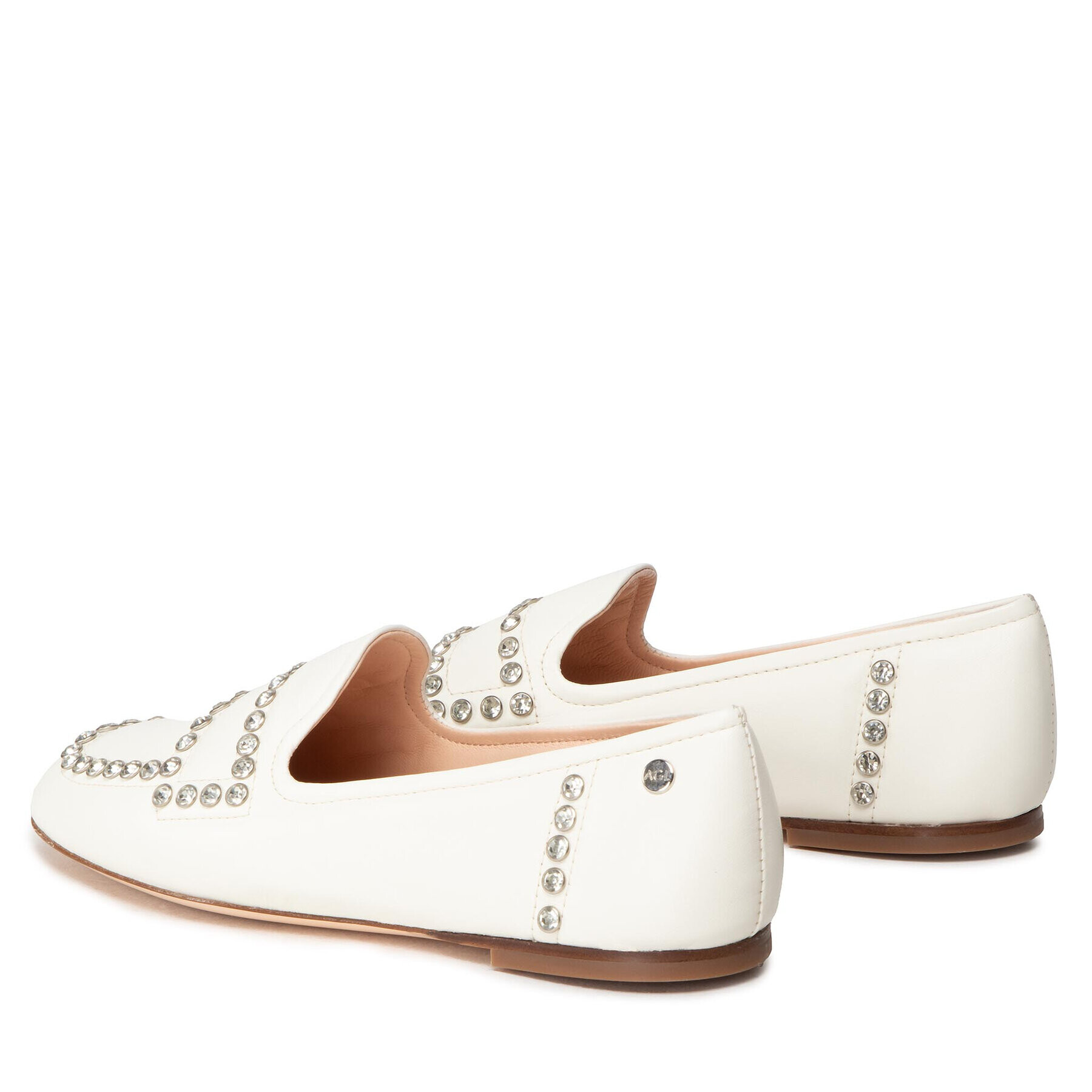 AGL Лоуфъри Jess Loafer D834035PCKS034B704 Бял - Pepit.bg
