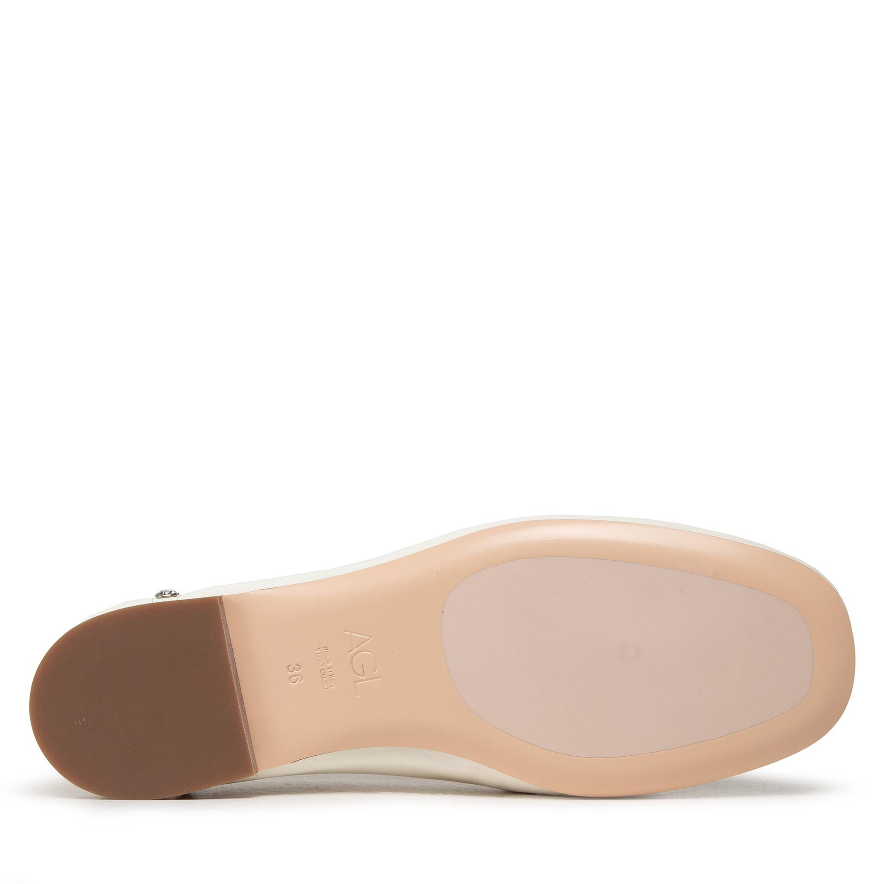 AGL Лоуфъри Jess Loafer D834035PCKS034B704 Бял - Pepit.bg