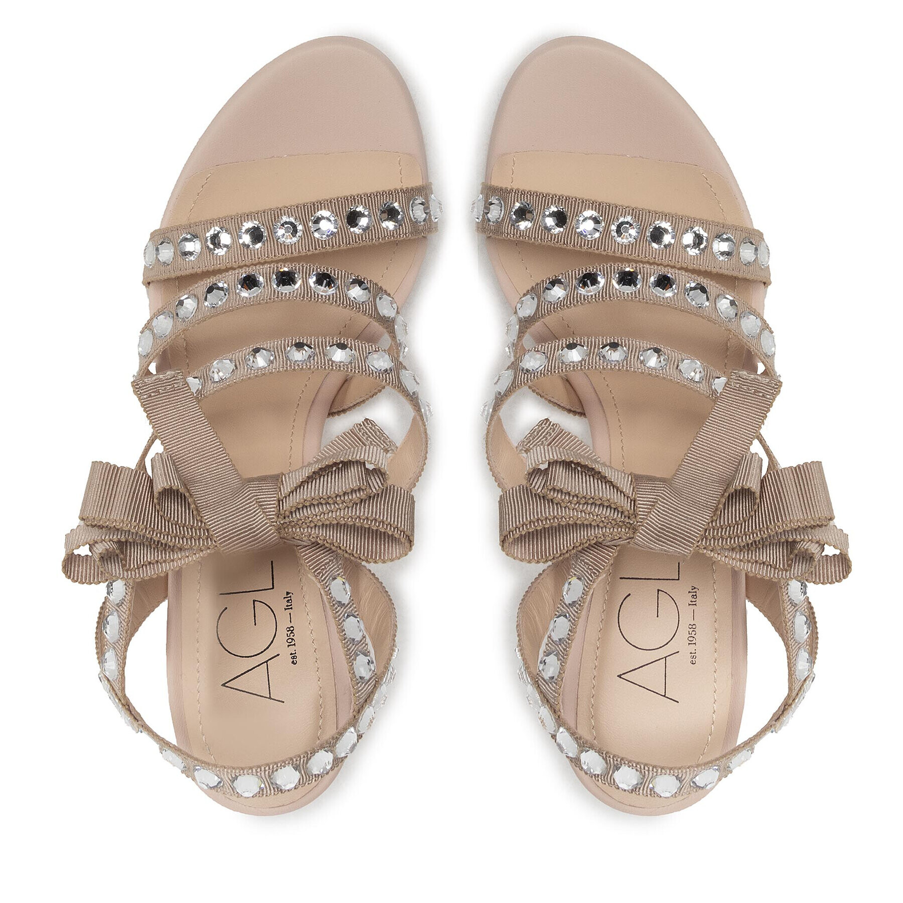 AGL Сандали Cristal Sandal D669010PCKG085F643 Бежов - Pepit.bg