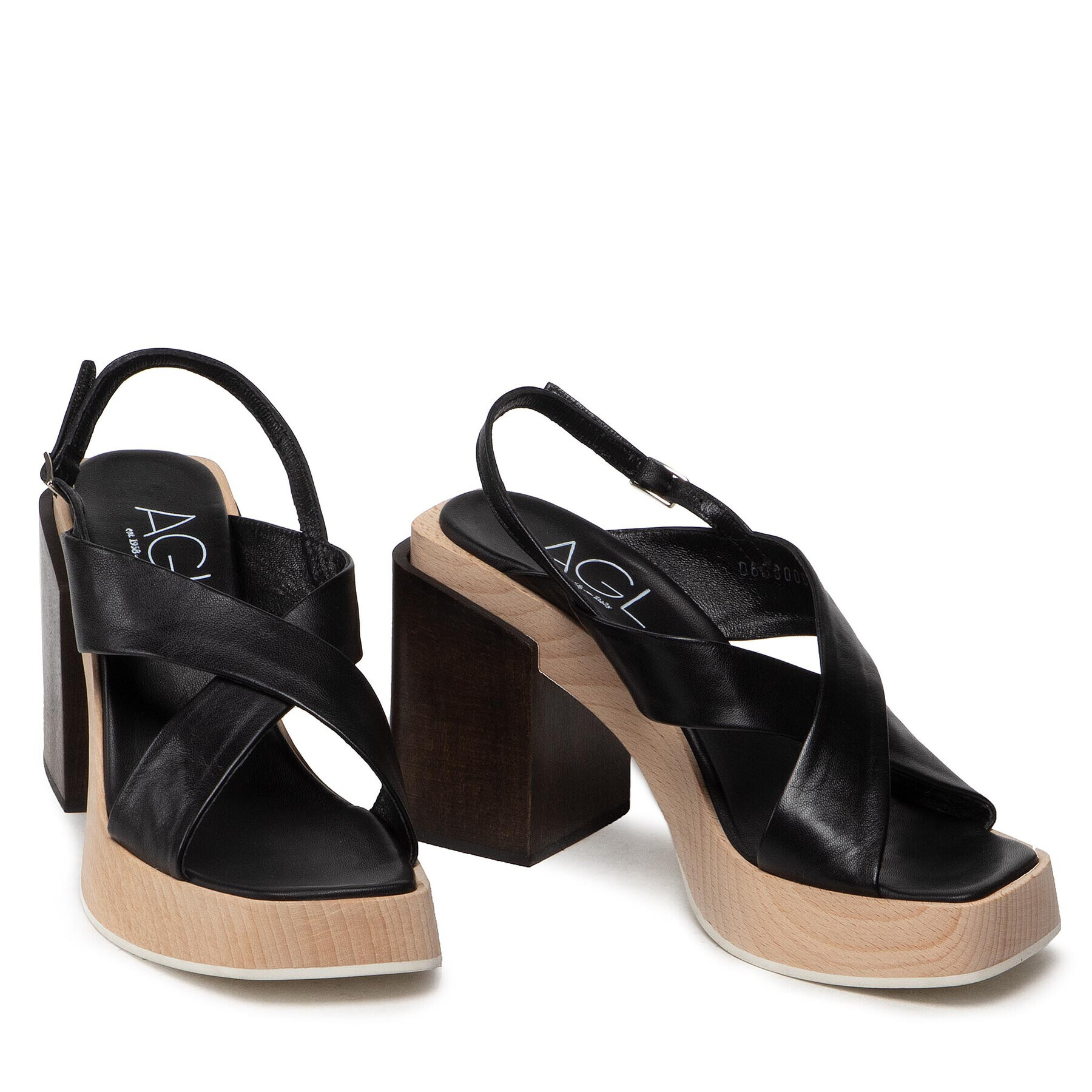 AGL Сандали Surin Sandal D668006PDSOFTY0000 Черен - Pepit.bg