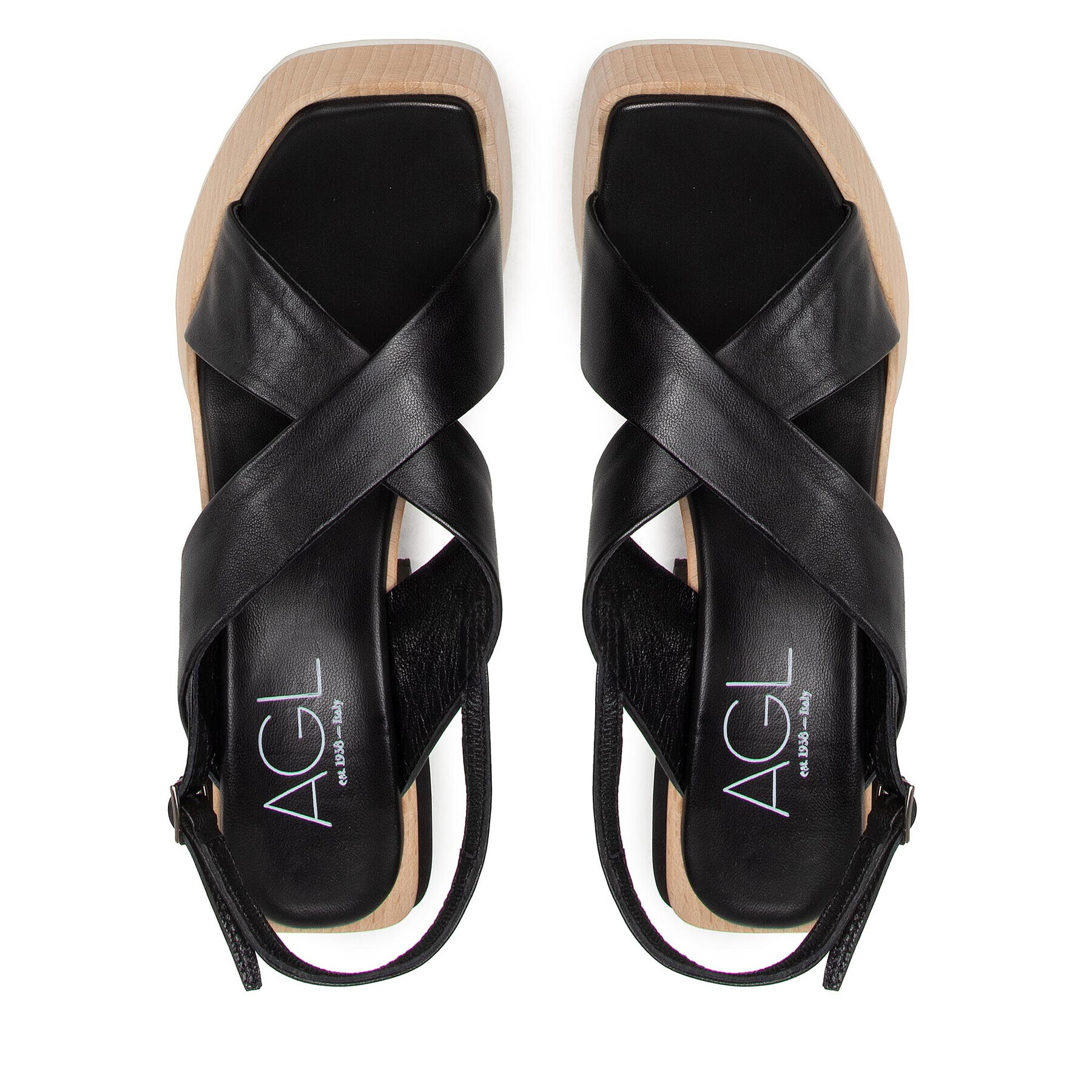 AGL Сандали Surin Sandal D668006PDSOFTY0000 Черен - Pepit.bg