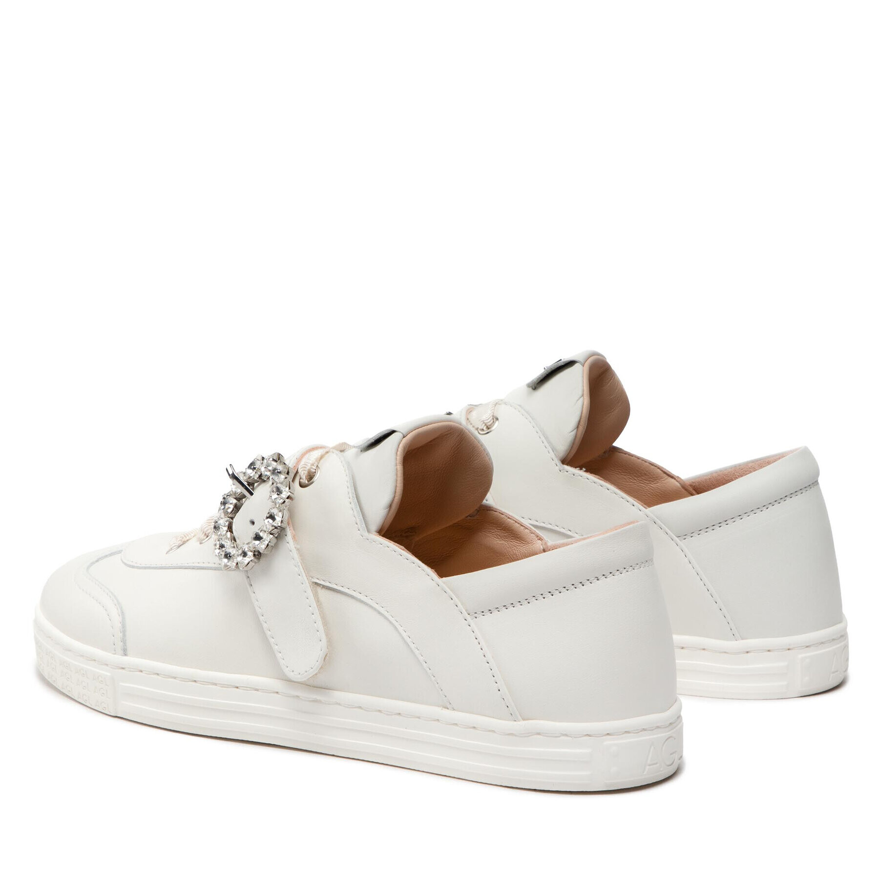 AGL Сникърси Gemma D936108PGKT065B286 Бял - Pepit.bg