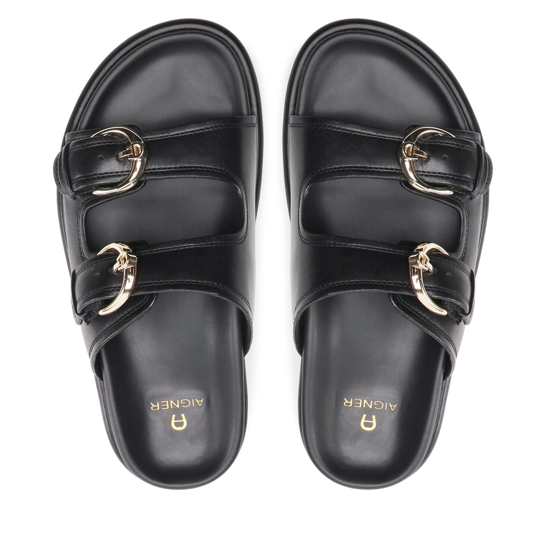 Aigner Чехли Emma 6 1221300 Черен - Pepit.bg