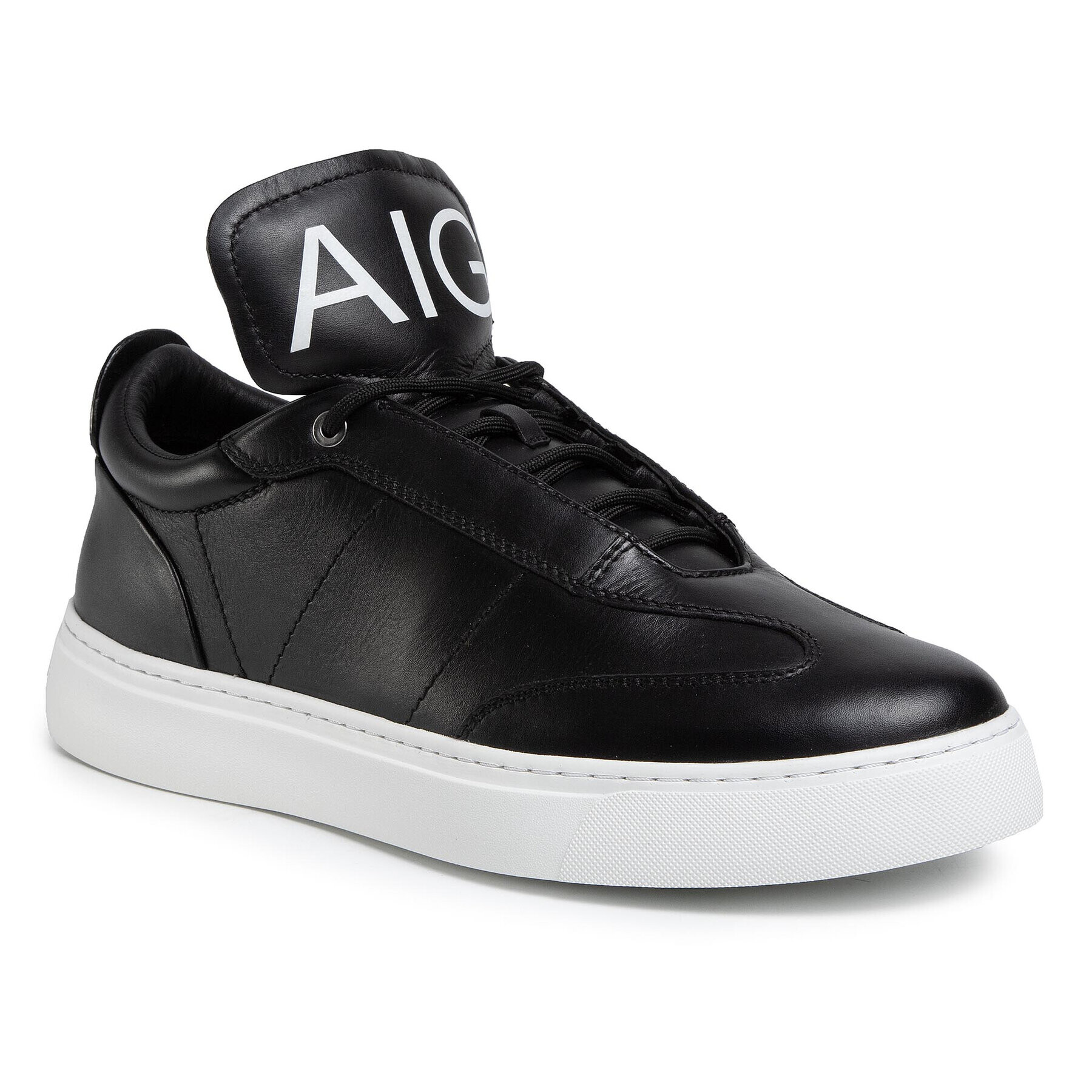 Aigner Сникърси David 42 2201030 Черен - Pepit.bg