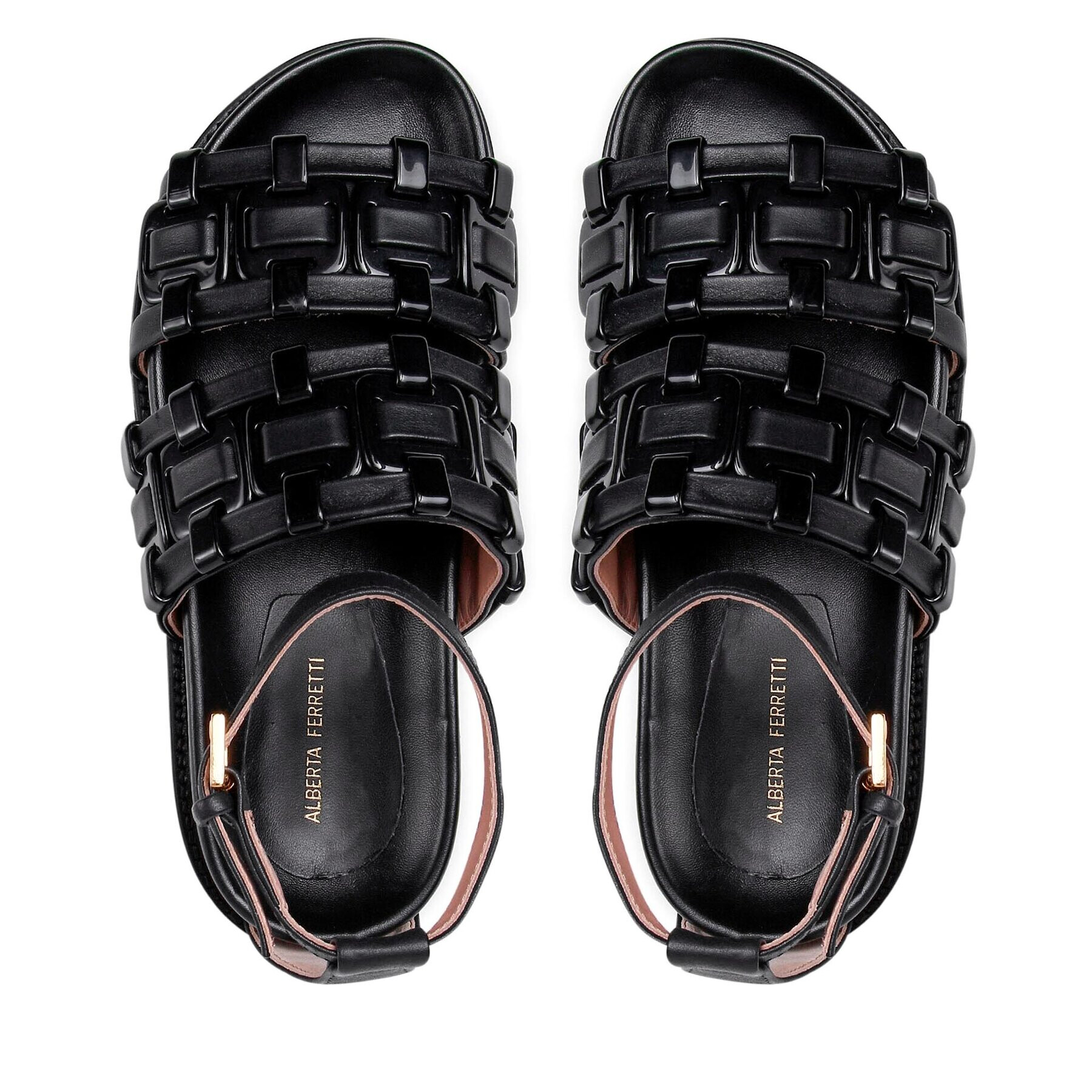 Alberta Ferretti Сандали 22152A6344 8302 Черен - Pepit.bg