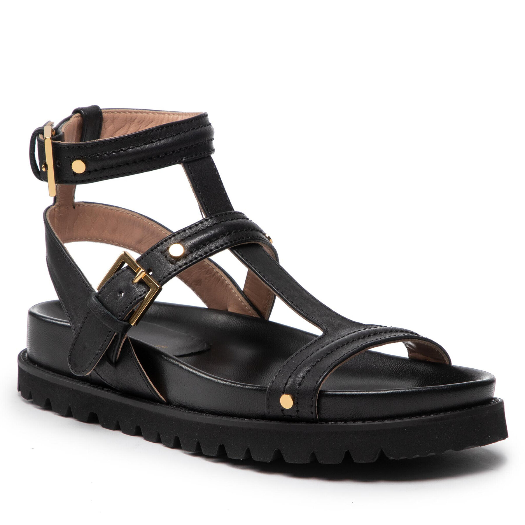 Alberta Ferretti Сандали 22152A6349 8002 Черен - Pepit.bg