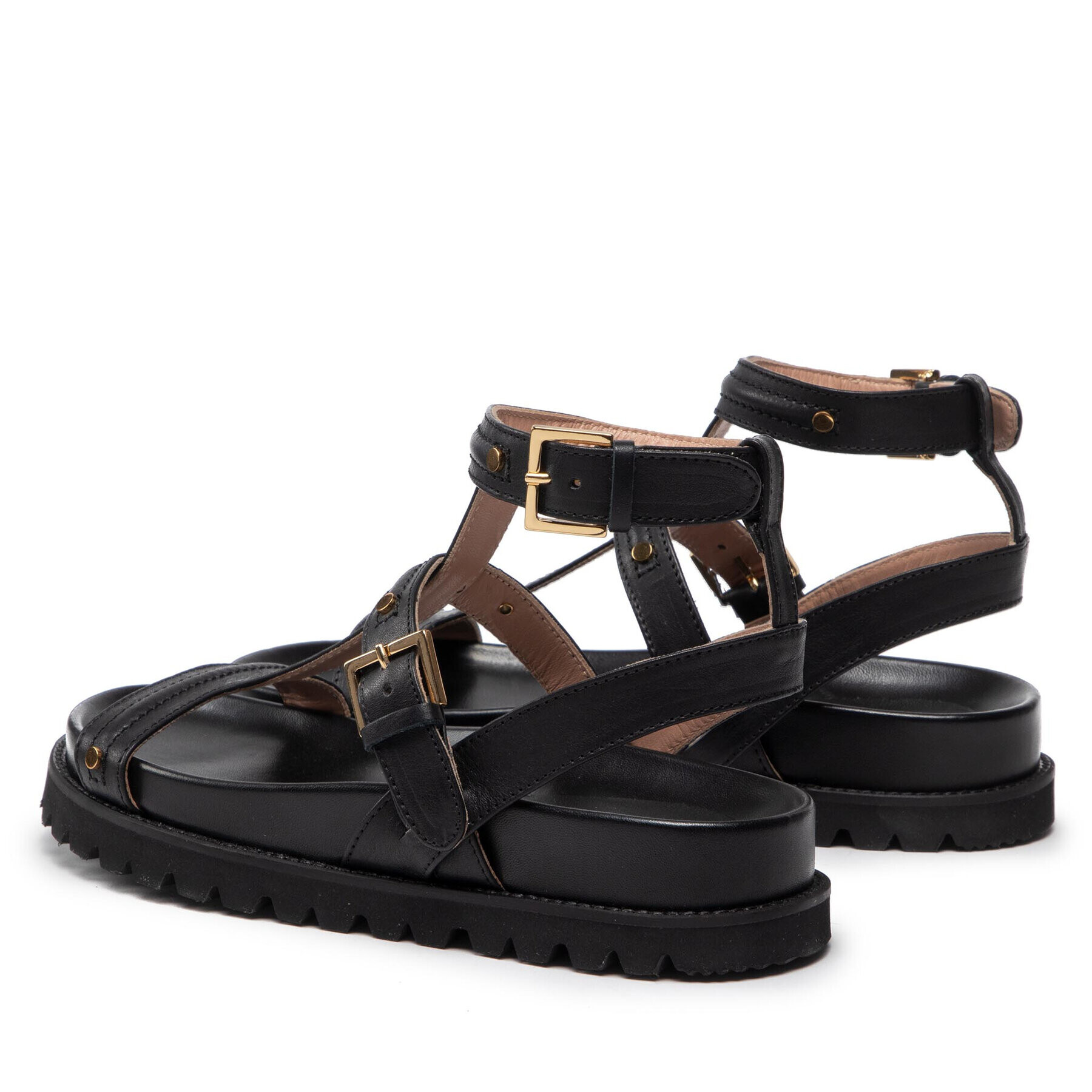 Alberta Ferretti Сандали 22152A6349 8002 Черен - Pepit.bg