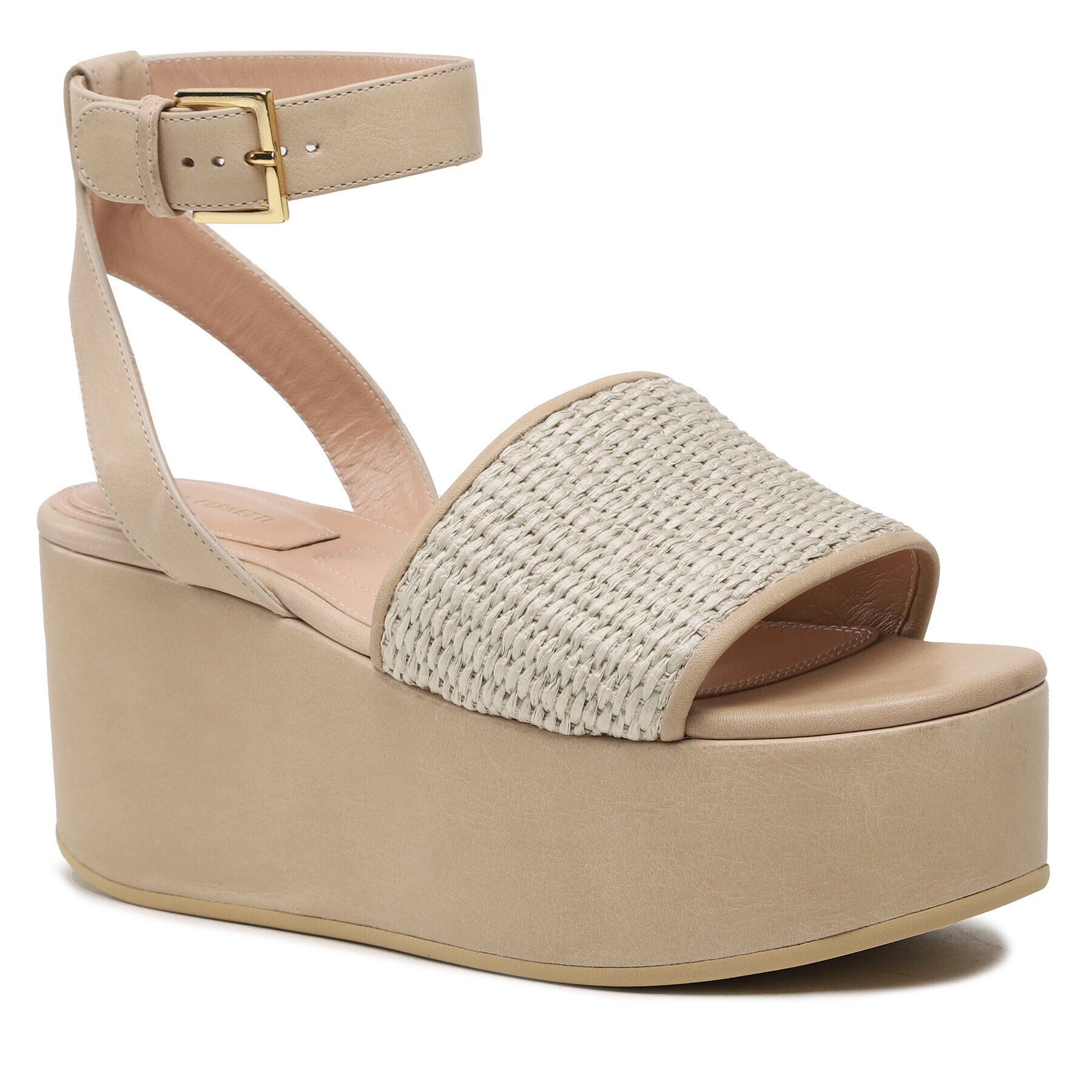 Alberta Ferretti Сандали 23151A6302 8203 Бежов - Pepit.bg