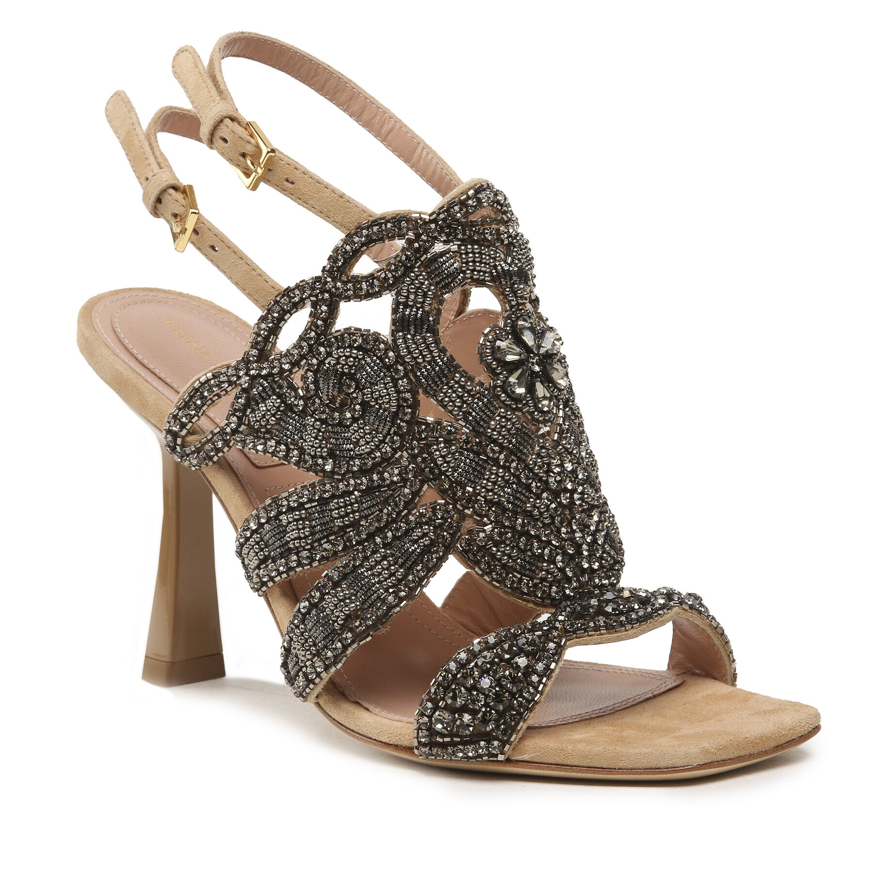 Alberta Ferretti Сандали 23151A6311 8021 Сив - Pepit.bg