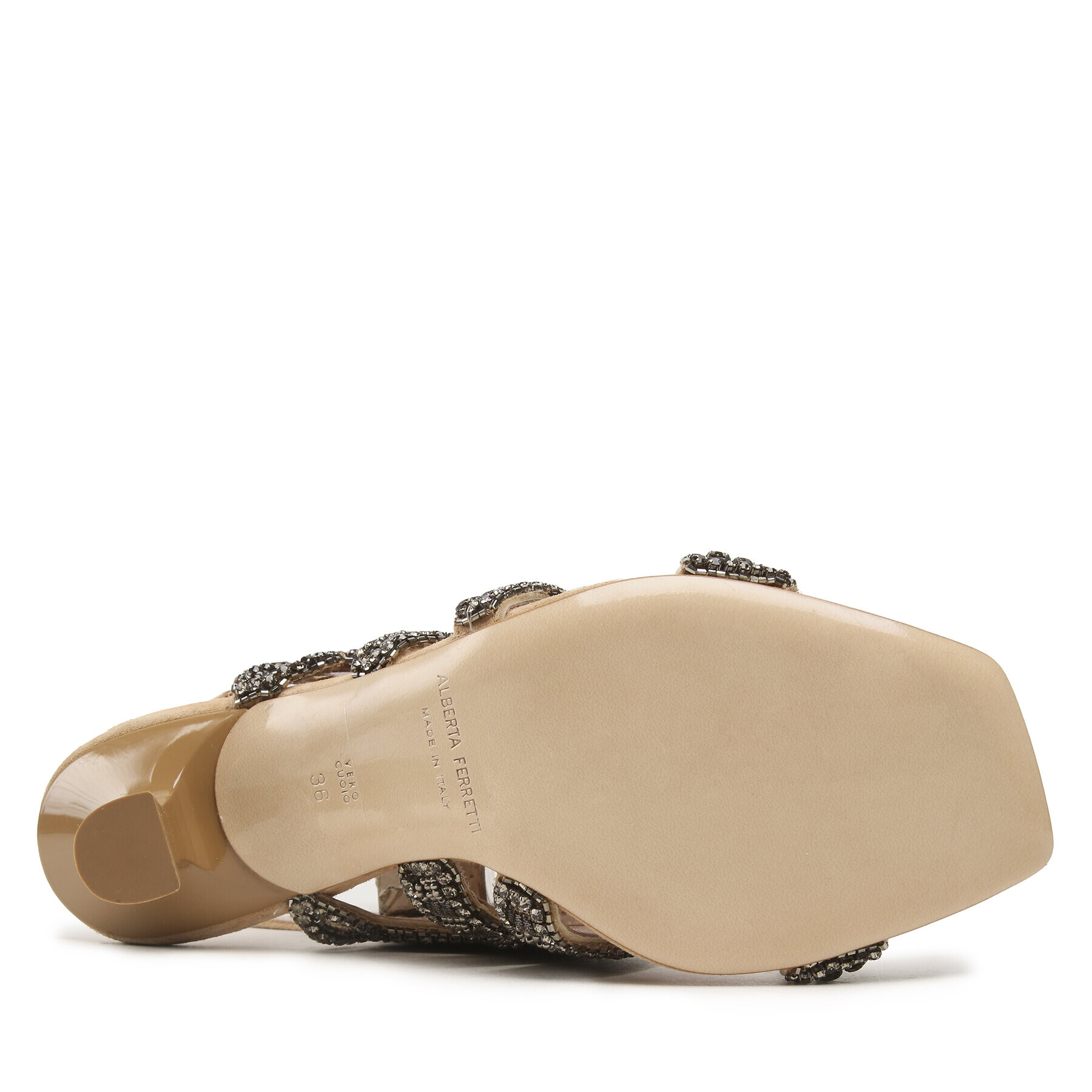 Alberta Ferretti Сандали 23151A6311 8021 Сив - Pepit.bg
