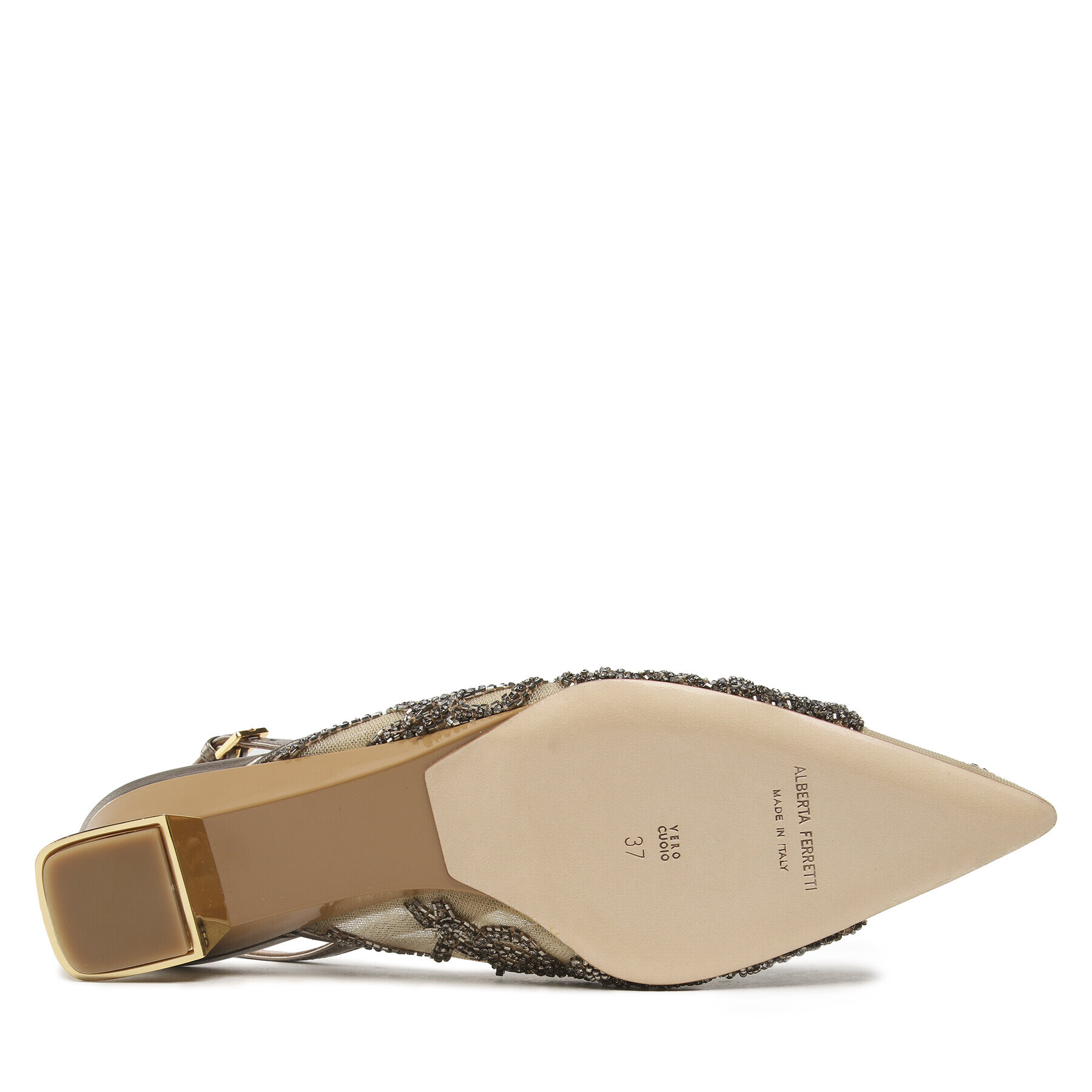 Alberta Ferretti Сандали 23151A6603 8224 Сив - Pepit.bg