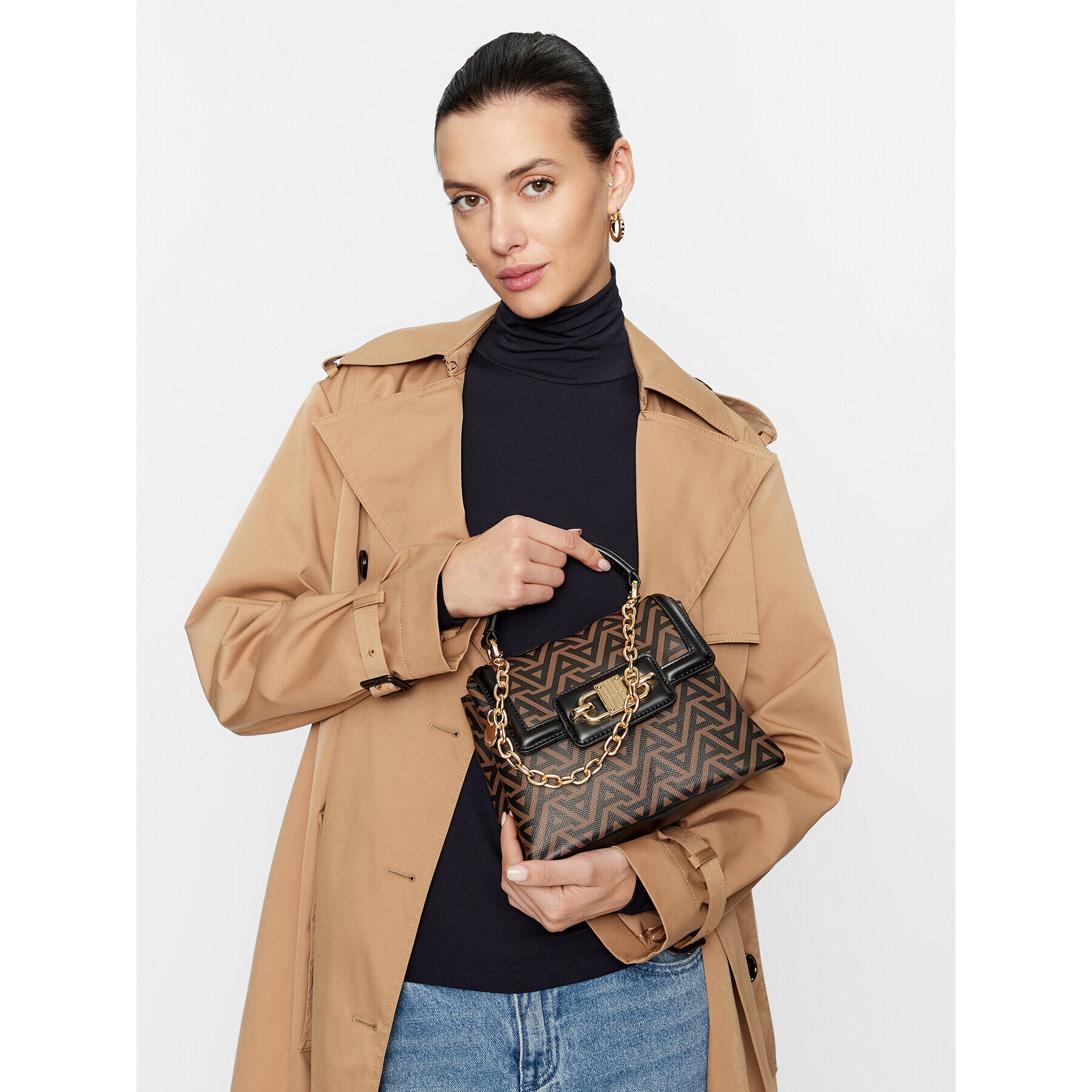Aldo Дамска чанта Caronelle 13681485 Кафяв - Pepit.bg