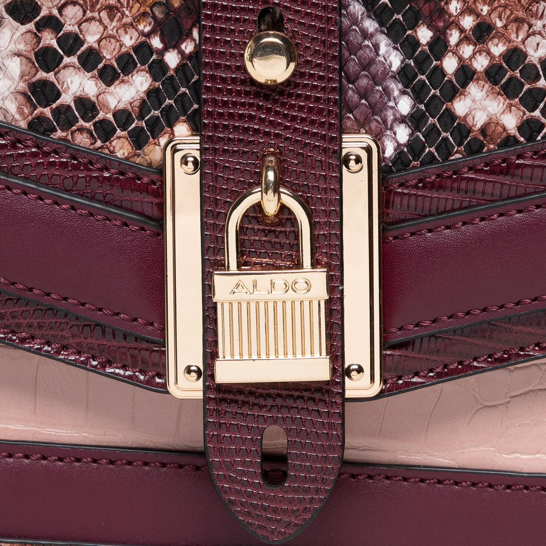 Aldo Дамска чанта Iconilock 16341540 Виолетов - Pepit.bg