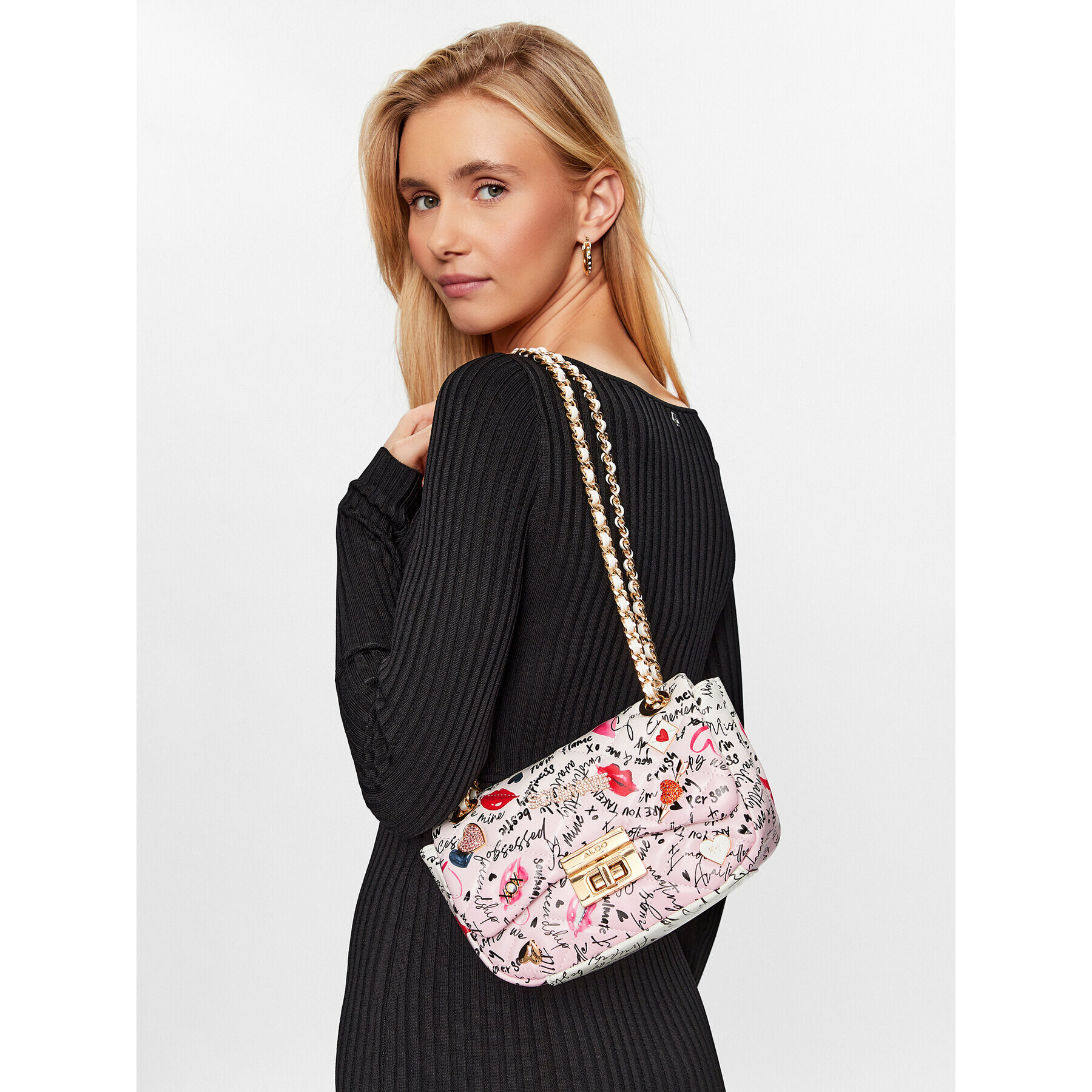 Aldo Дамска чанта Lovenote 13559430 Бял - Pepit.bg