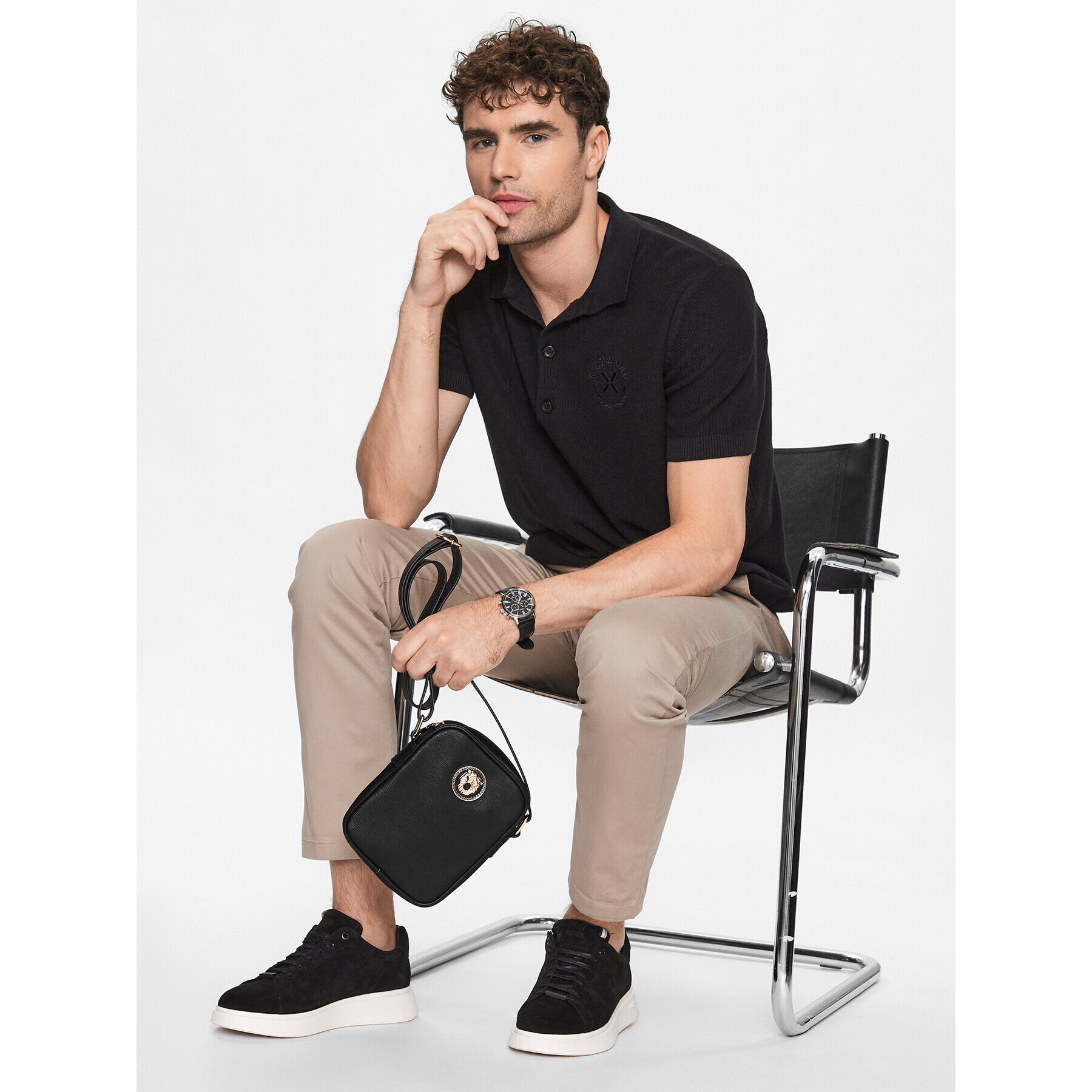Aldo Мъжка чантичка Picobaro 13559012 Черен - Pepit.bg