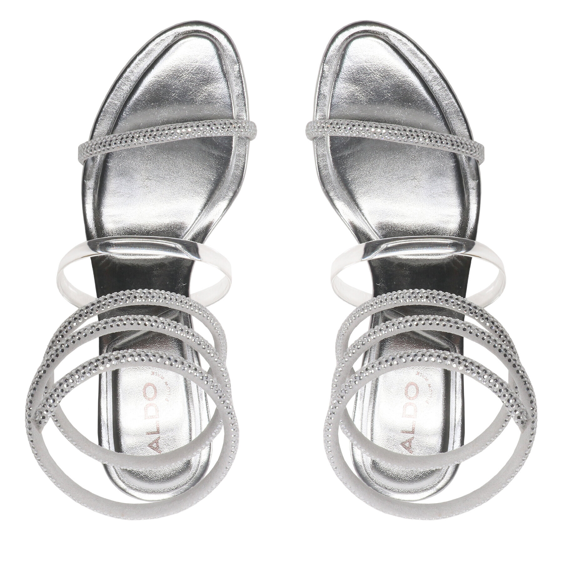 Aldo Сандали Pirouette 13578807 Сребрист - Pepit.bg