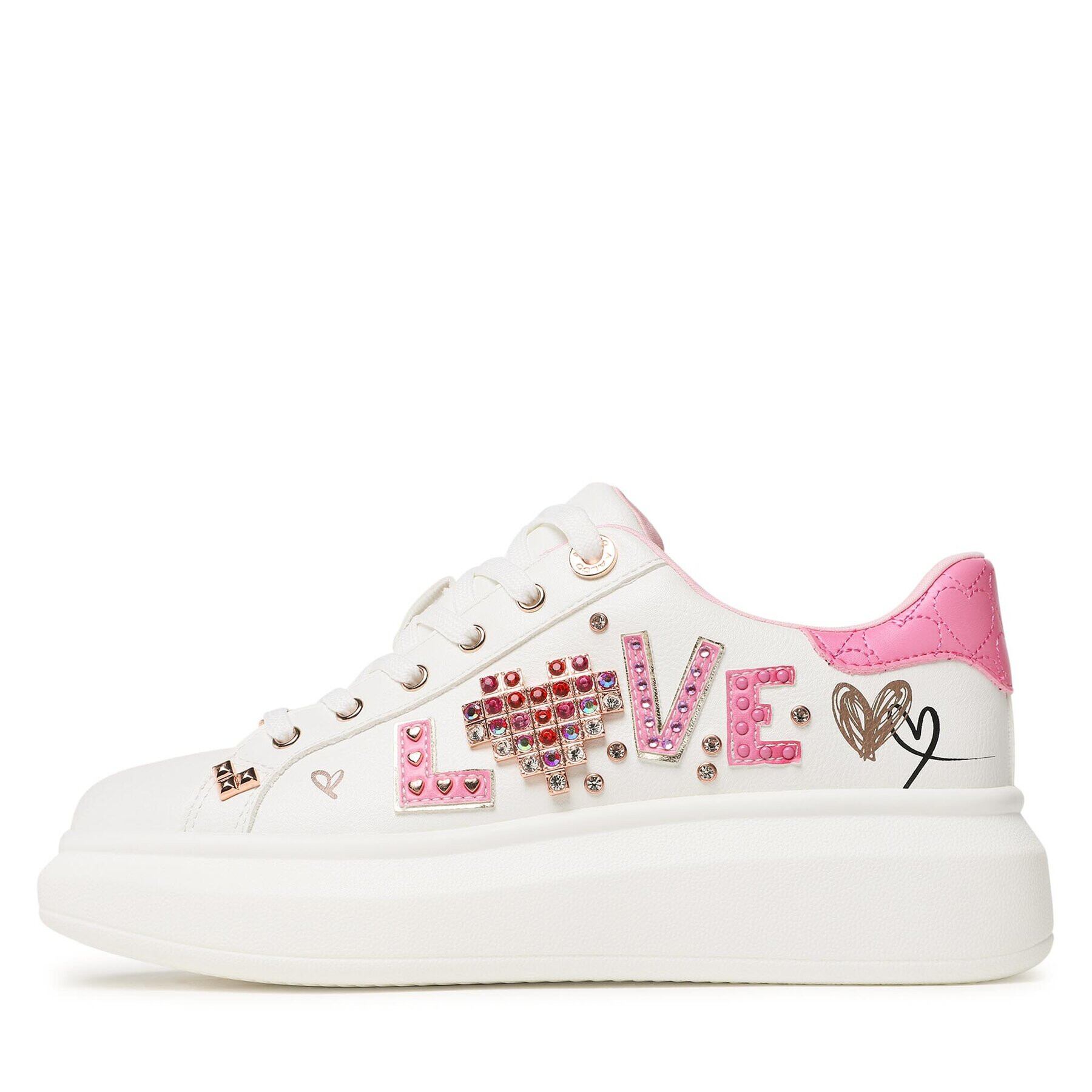 Aldo Сникърси Digilove 13542859 Бял - Pepit.bg