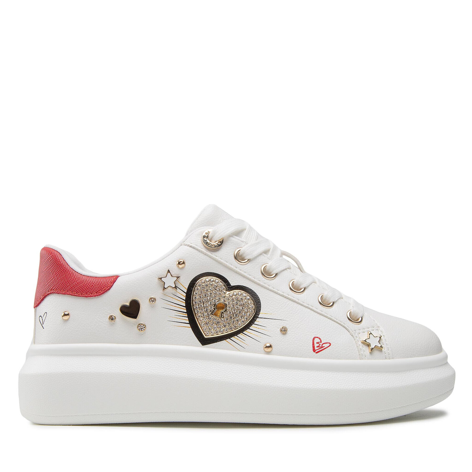 Aldo Сникърси Lovekey 13450296 Бял - Pepit.bg