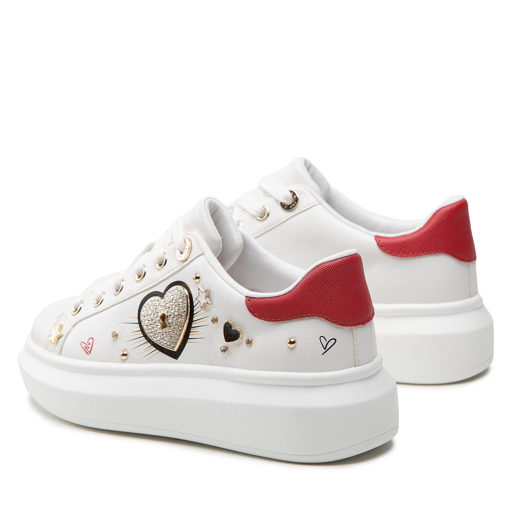 Aldo Сникърси Lovekey 13450296 Бял - Pepit.bg