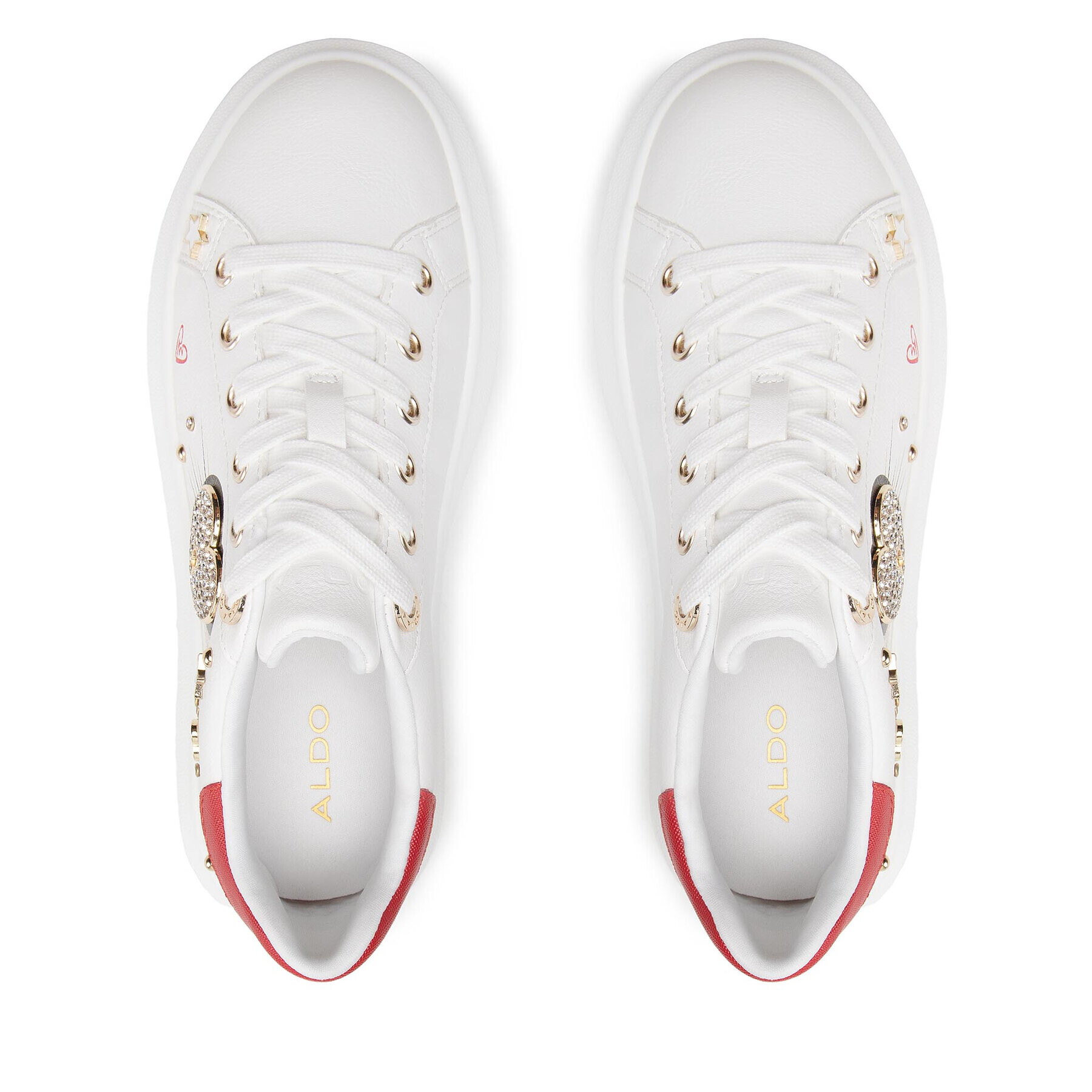 Aldo Сникърси Lovekey 13450296 Бял - Pepit.bg